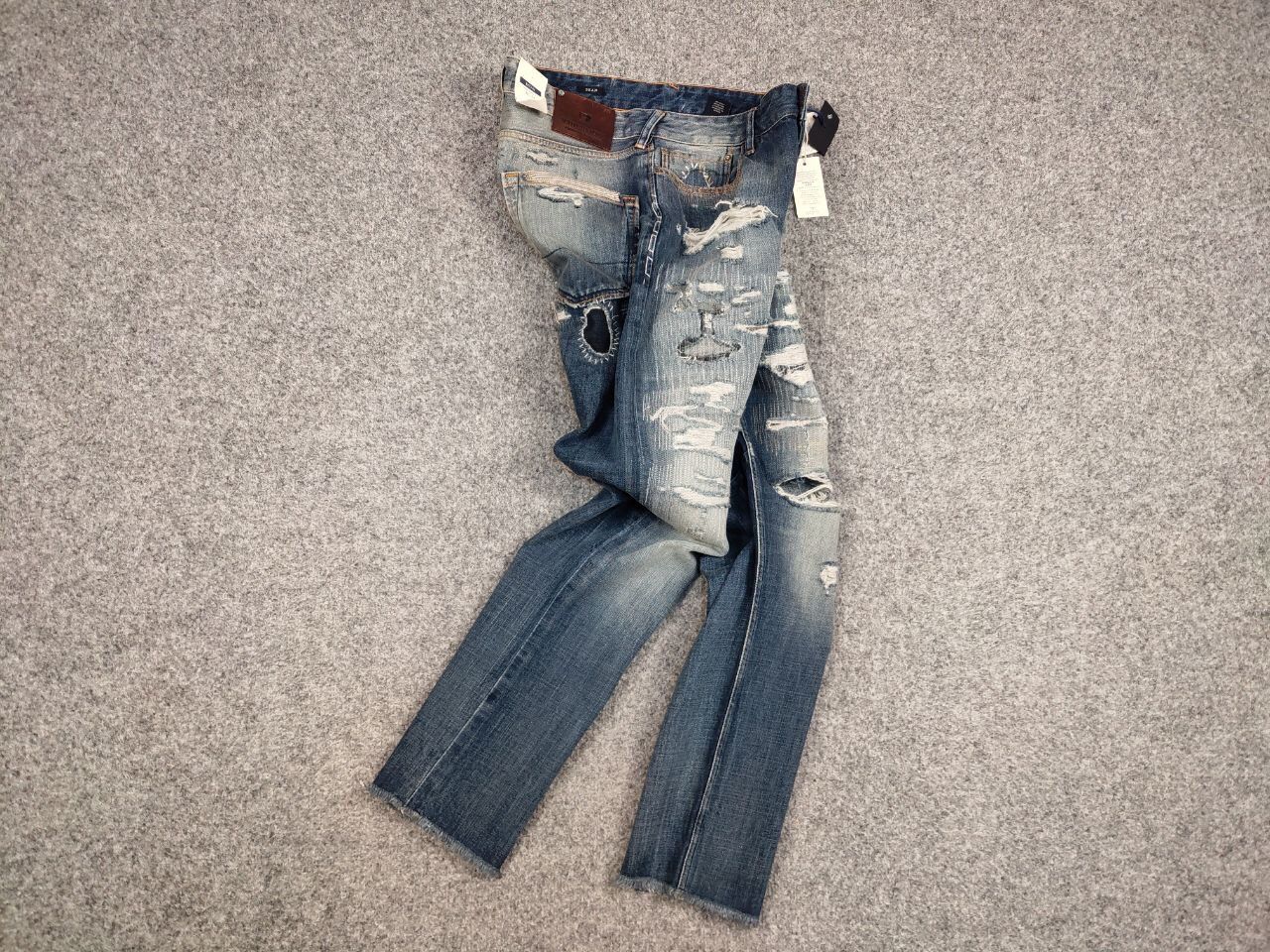 Scotch & Soda New Scotch & Soda Amsterdams Blauw Dean Patchwork Jeans Size US 30 / EU 46 - 16 Thumbnail