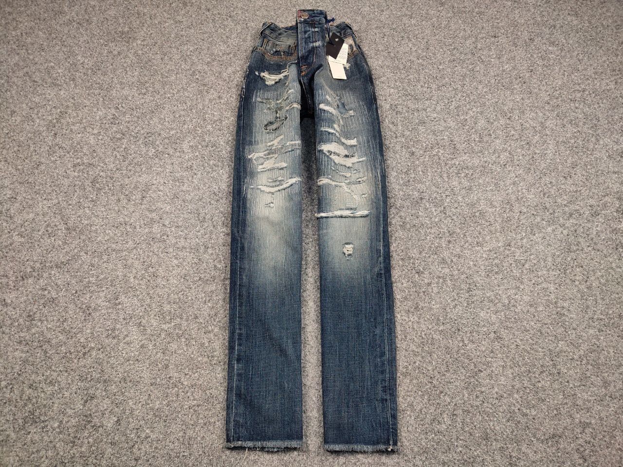 Scotch & Soda New Scotch & Soda Amsterdams Blauw Dean Patchwork Jeans Size US 30 / EU 46 - 2 Thumbnail