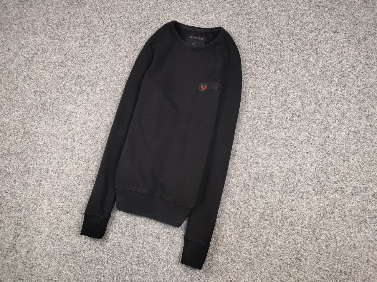 True Religion True Religion Crew Fleece mtl Crewneck Black Sweatshirt Size US S / EU 44-46 / 1 - 3 Thumbnail