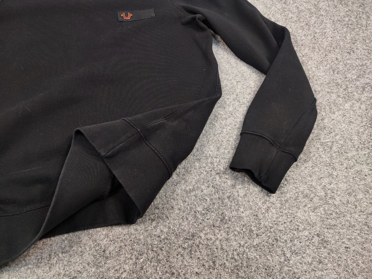 True Religion True Religion Crew Fleece mtl Crewneck Black Sweatshirt Size US S / EU 44-46 / 1 - 14 Thumbnail