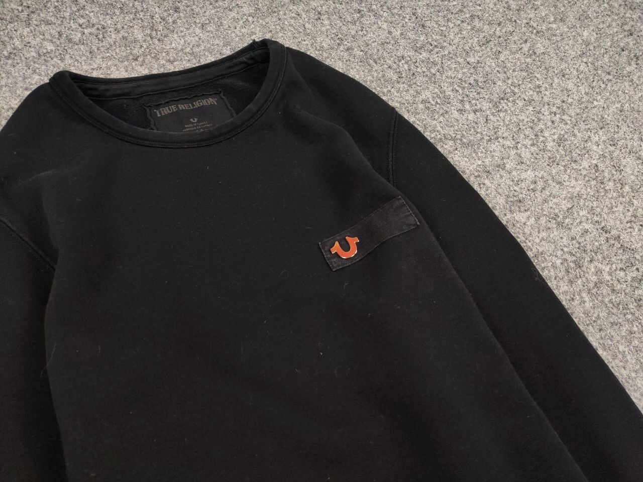 True Religion True Religion Crew Fleece mtl Crewneck Black Sweatshirt Size US S / EU 44-46 / 1 - 10 Thumbnail