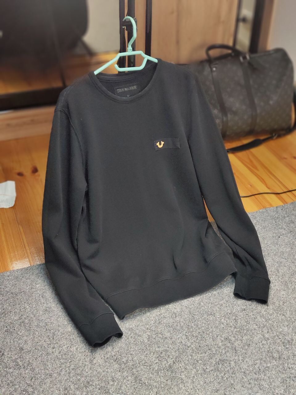 True Religion True Religion Crew Fleece mtl Crewneck Black Sweatshirt Size US S / EU 44-46 / 1 - 20 Thumbnail