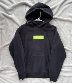 Supreme Black Lime Box Logo | Grailed