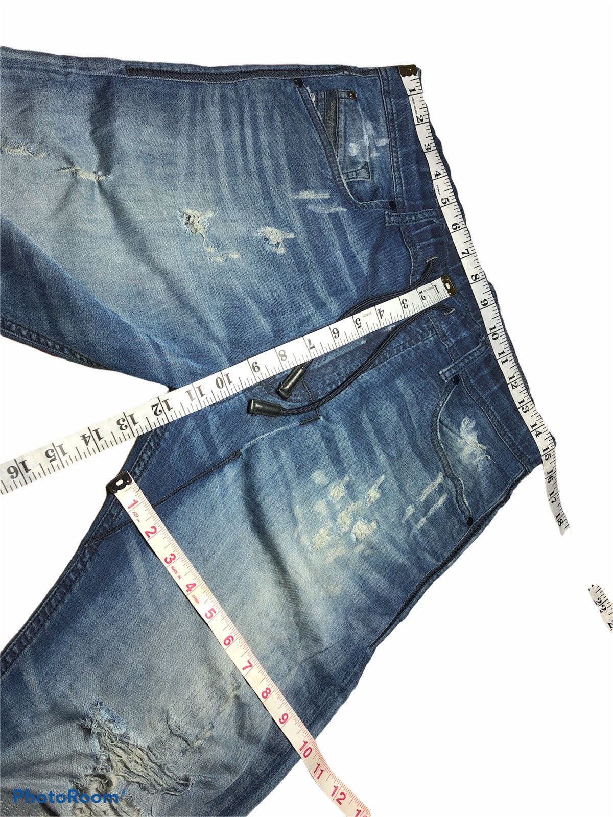 Diesel DIESEL NARROTINE DISTRESSED SWEETPANTS Size US 30 / EU 46 - 10 Thumbnail
