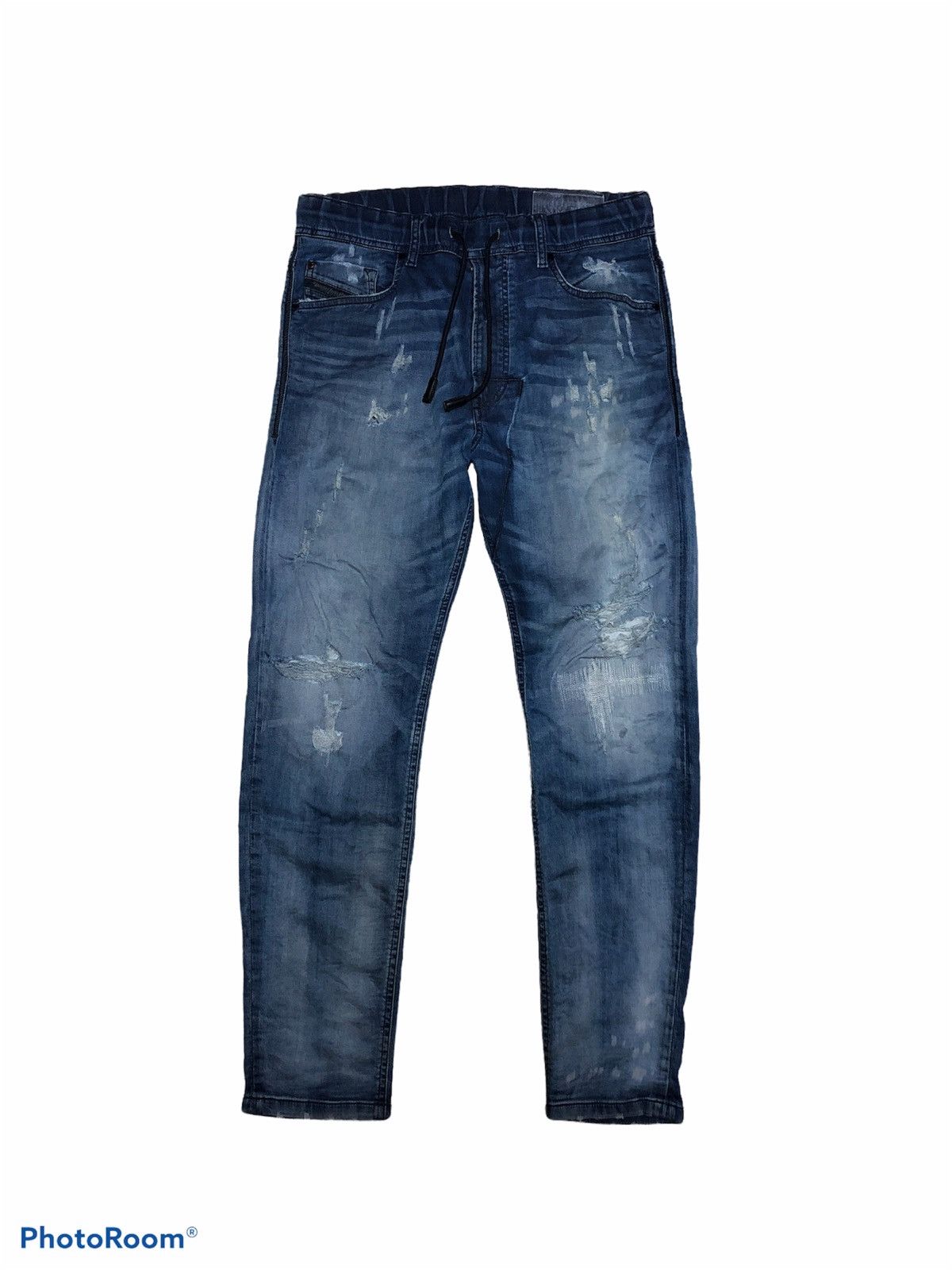 Diesel DIESEL NARROTINE DISTRESSED SWEETPANTS Size US 30 / EU 46 - 1 Thumbnail
