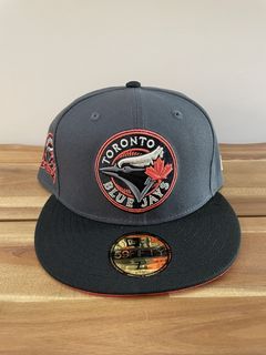 New Era 59Fifty Toronto Blue Jays Corduroy Munfu Lids Hat Drop 7 5/8 Black  Blue