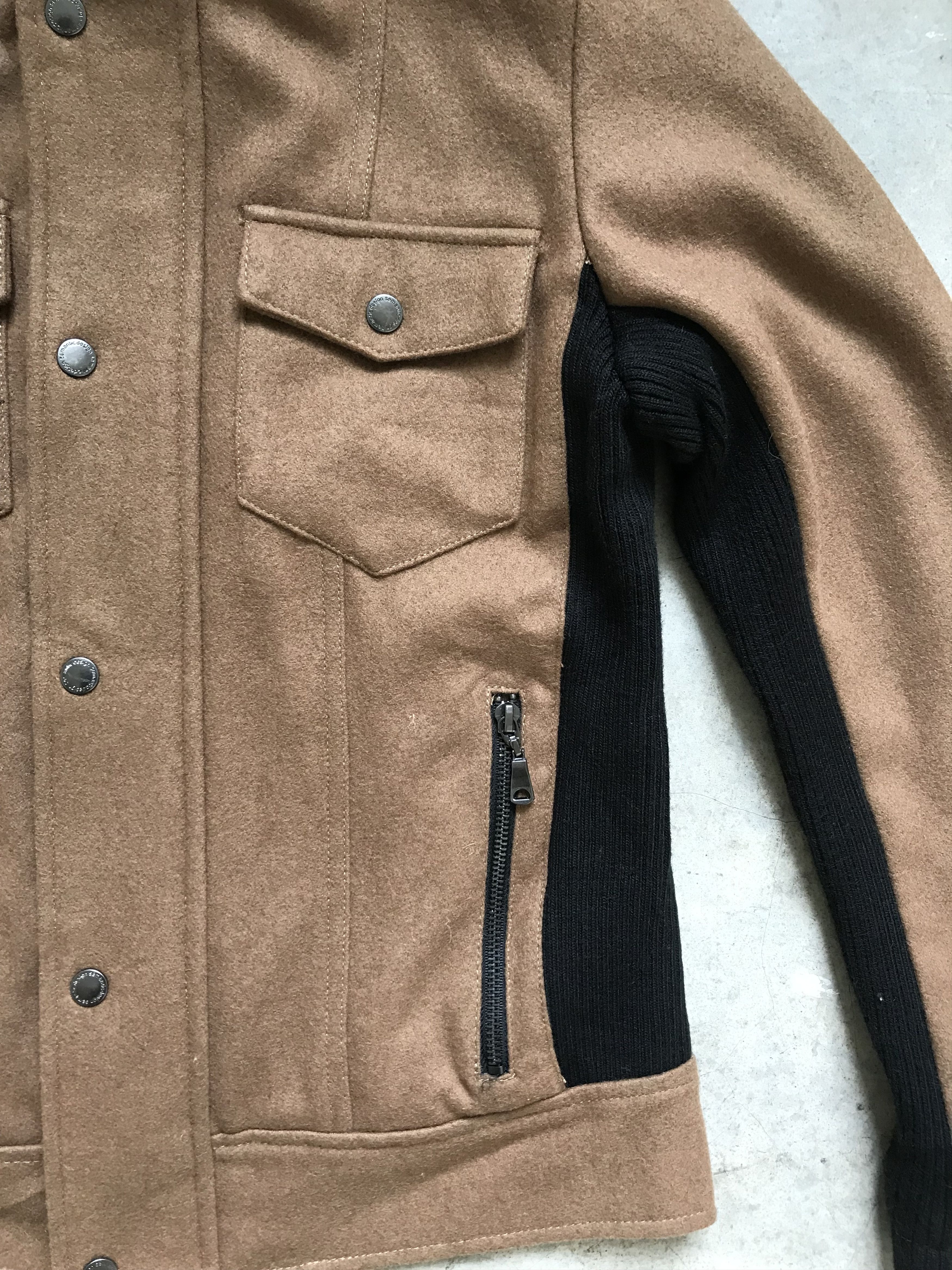 Japanese Brand semantic design Japan Skinny Fit Hybrid Jacket Size US M / EU 48-50 / 2 - 5 Thumbnail