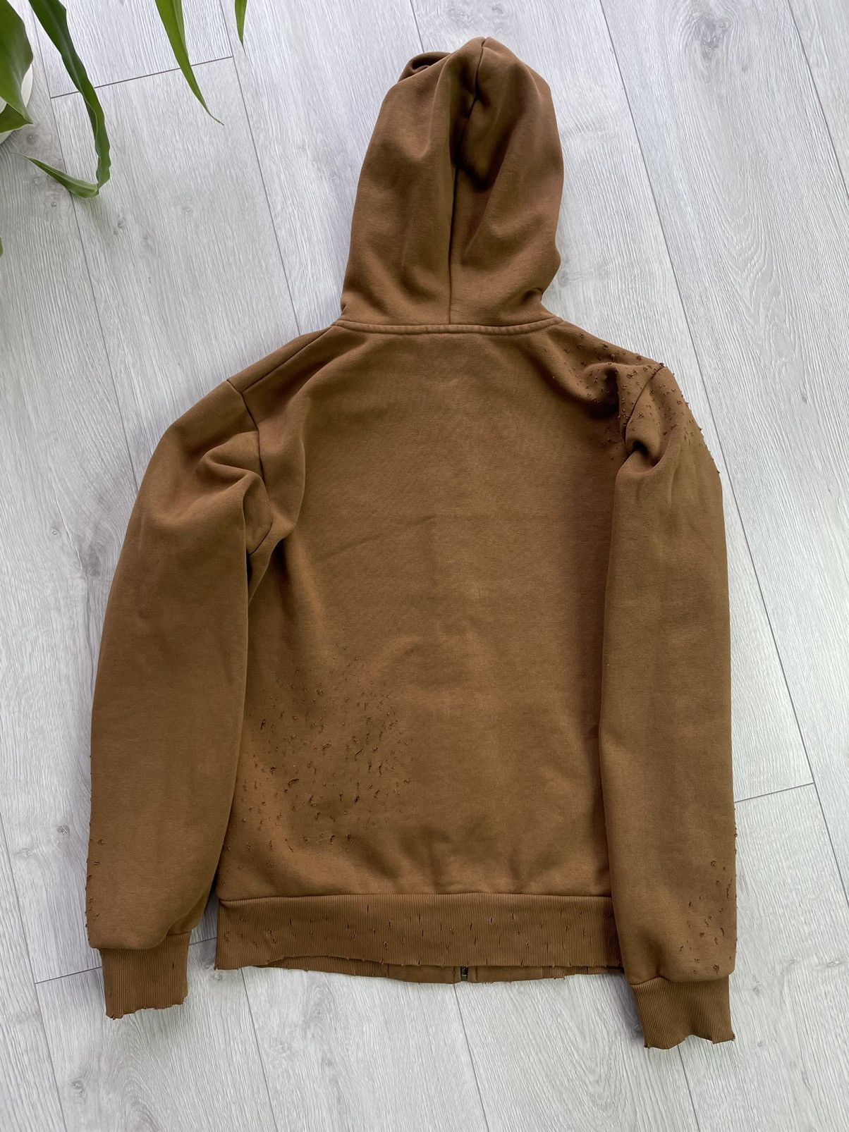 Carhartt Carhartt Distressed Hooded Jacket / Hoodie Brown *Vintage* Size US S / EU 44-46 / 1 - 15 Thumbnail
