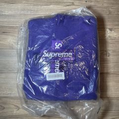 Supreme Cross Box Logo Hooded Sweatshirt Purple | Grailed