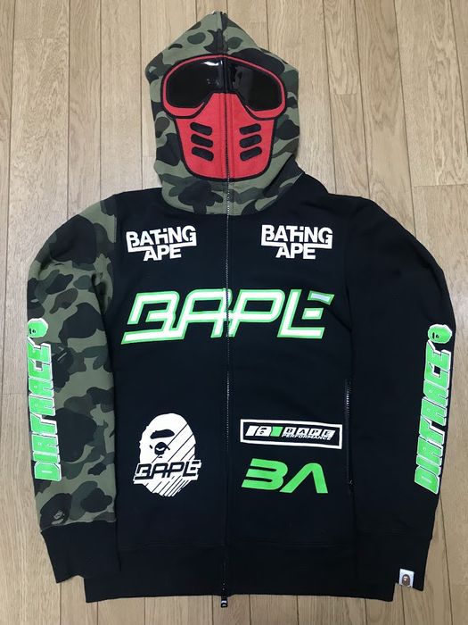 Bape dirt sale race hoodie