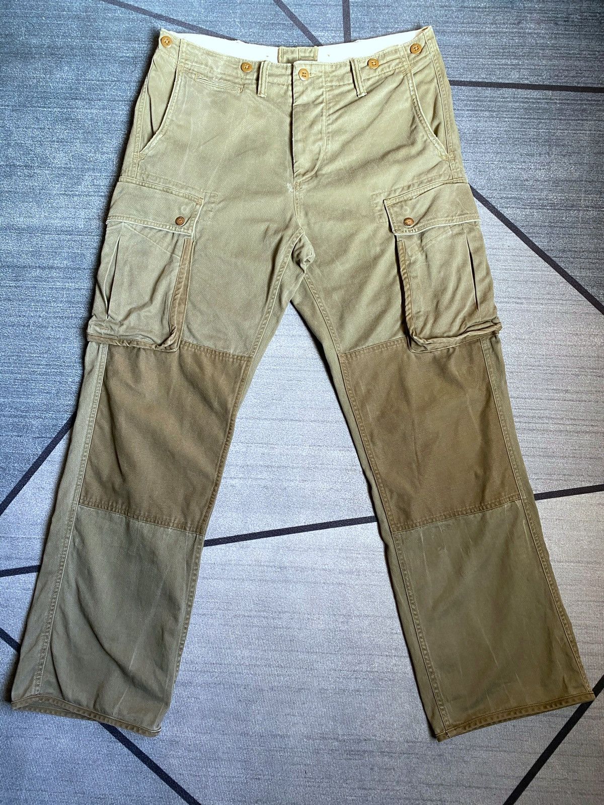 image of Polo Ralph Lauren x Vintage Polo Rl Parachute Cargo Pant in Green, Men's (Size 35)