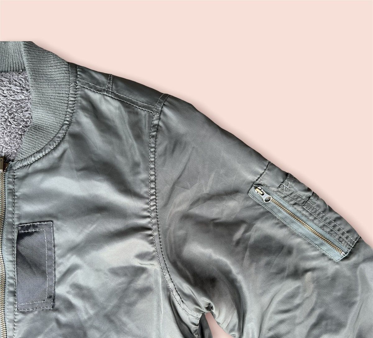 Japanese Brand × Vintage CUBE SUGAR VINTAGE REVERSIBLE BOMBER JACKET Size US M / EU 48-50 / 2 - 7 Thumbnail