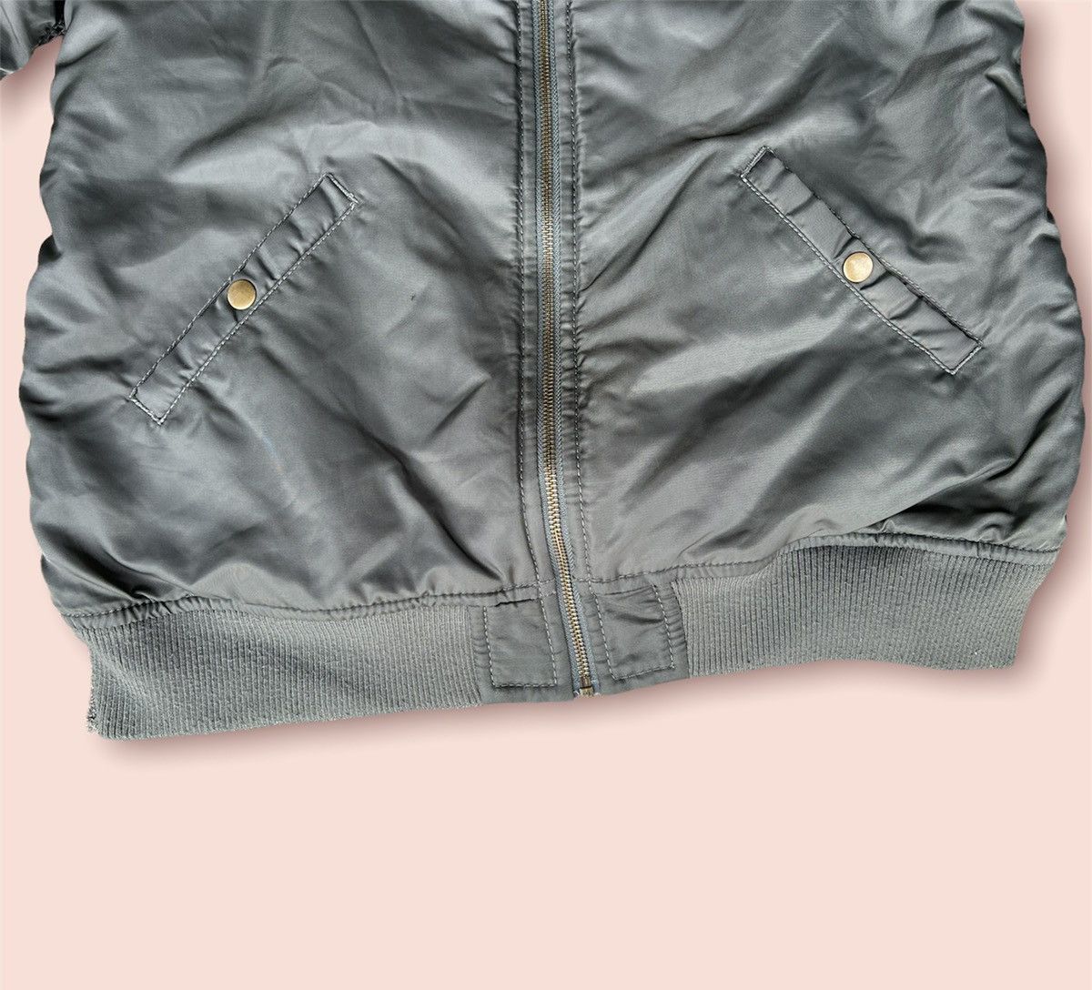 Japanese Brand × Vintage CUBE SUGAR VINTAGE REVERSIBLE BOMBER JACKET Size US M / EU 48-50 / 2 - 8 Thumbnail