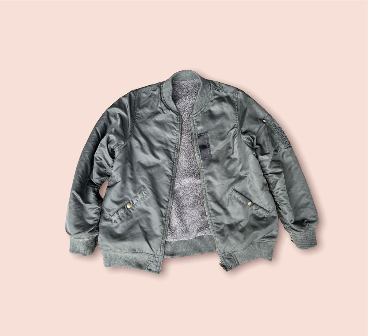 Japanese Brand × Vintage CUBE SUGAR VINTAGE REVERSIBLE BOMBER JACKET Size US M / EU 48-50 / 2 - 3 Thumbnail