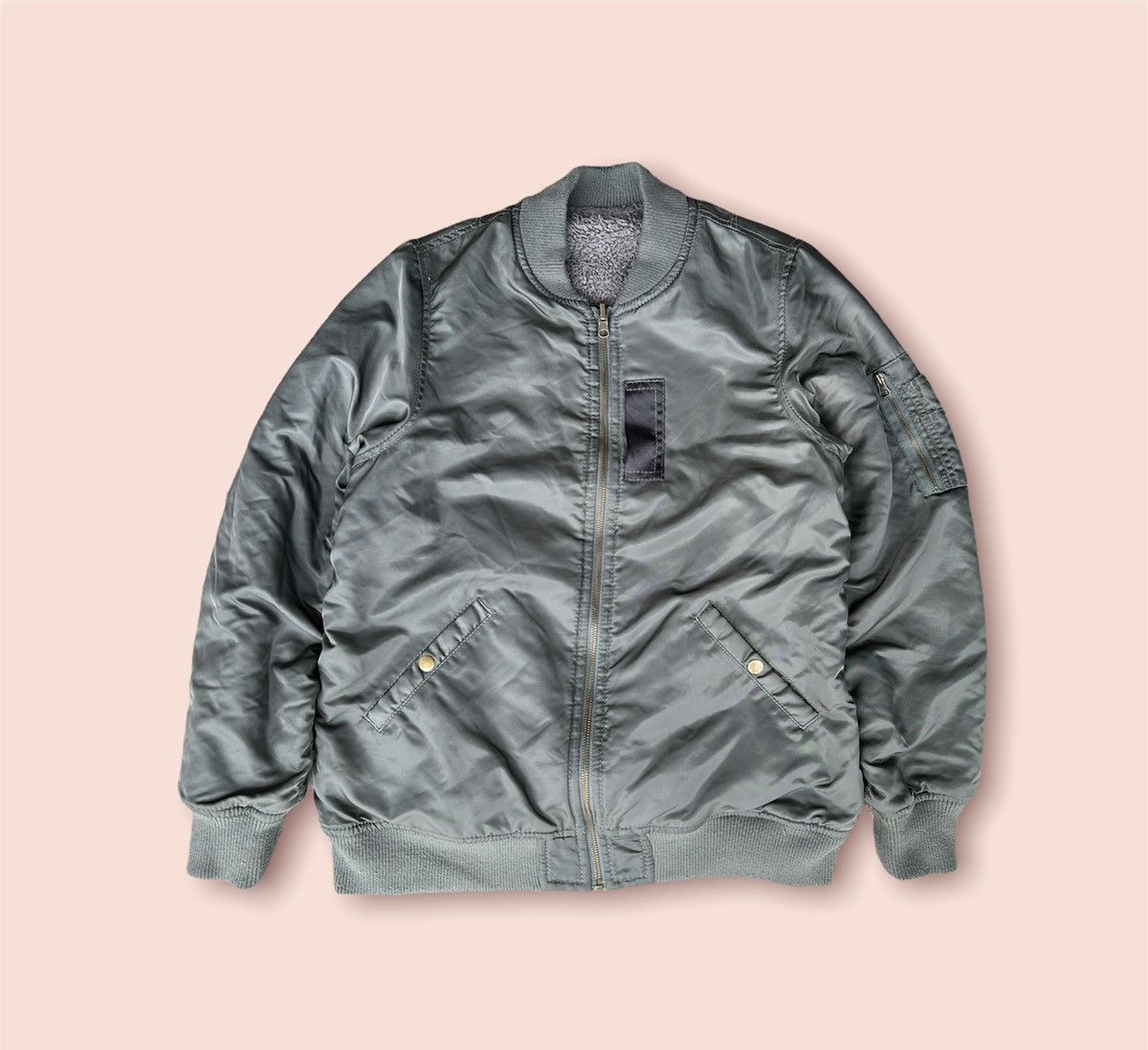 Japanese Brand × Vintage CUBE SUGAR VINTAGE REVERSIBLE BOMBER JACKET Size US M / EU 48-50 / 2 - 9 Thumbnail