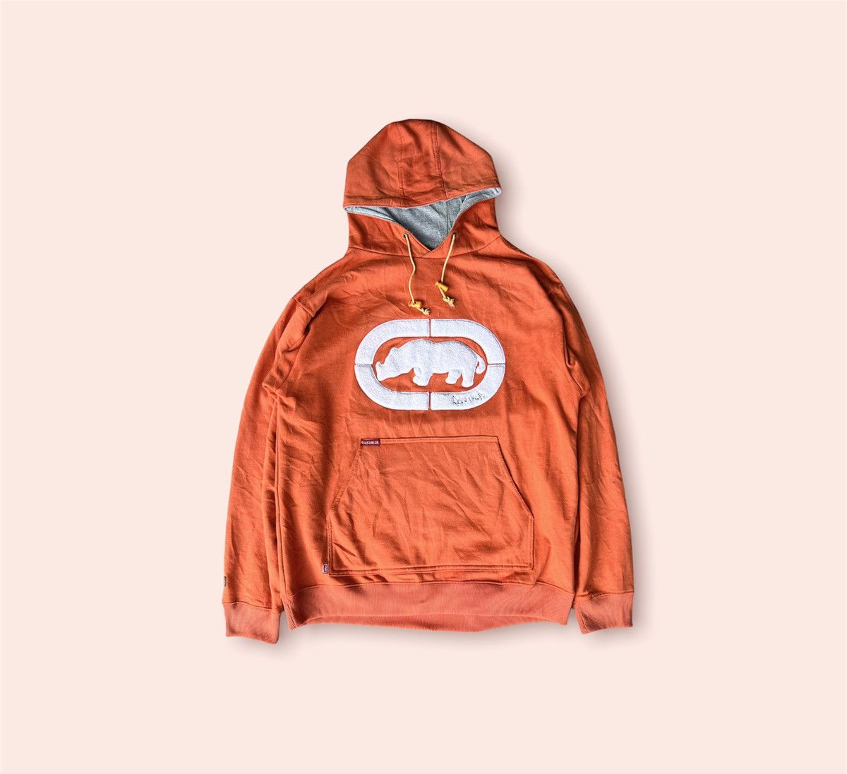 image of Ecko Unltd. Pullover Hoodie Sweatshirt in Orange, Men's (Size Medium)