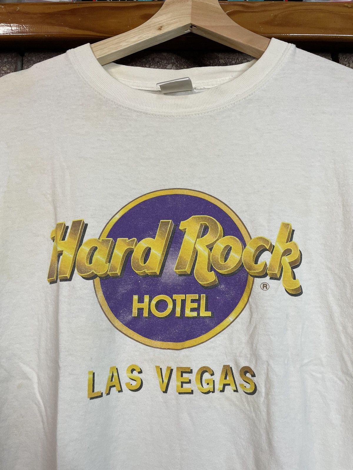 Hard Rock Cafe × Vintage Vintage80s 90s Hard Rock Hotel Las Vegas Nevada Tee Fits M-L Size US L / EU 52-54 / 3 - 2 Thumbnail