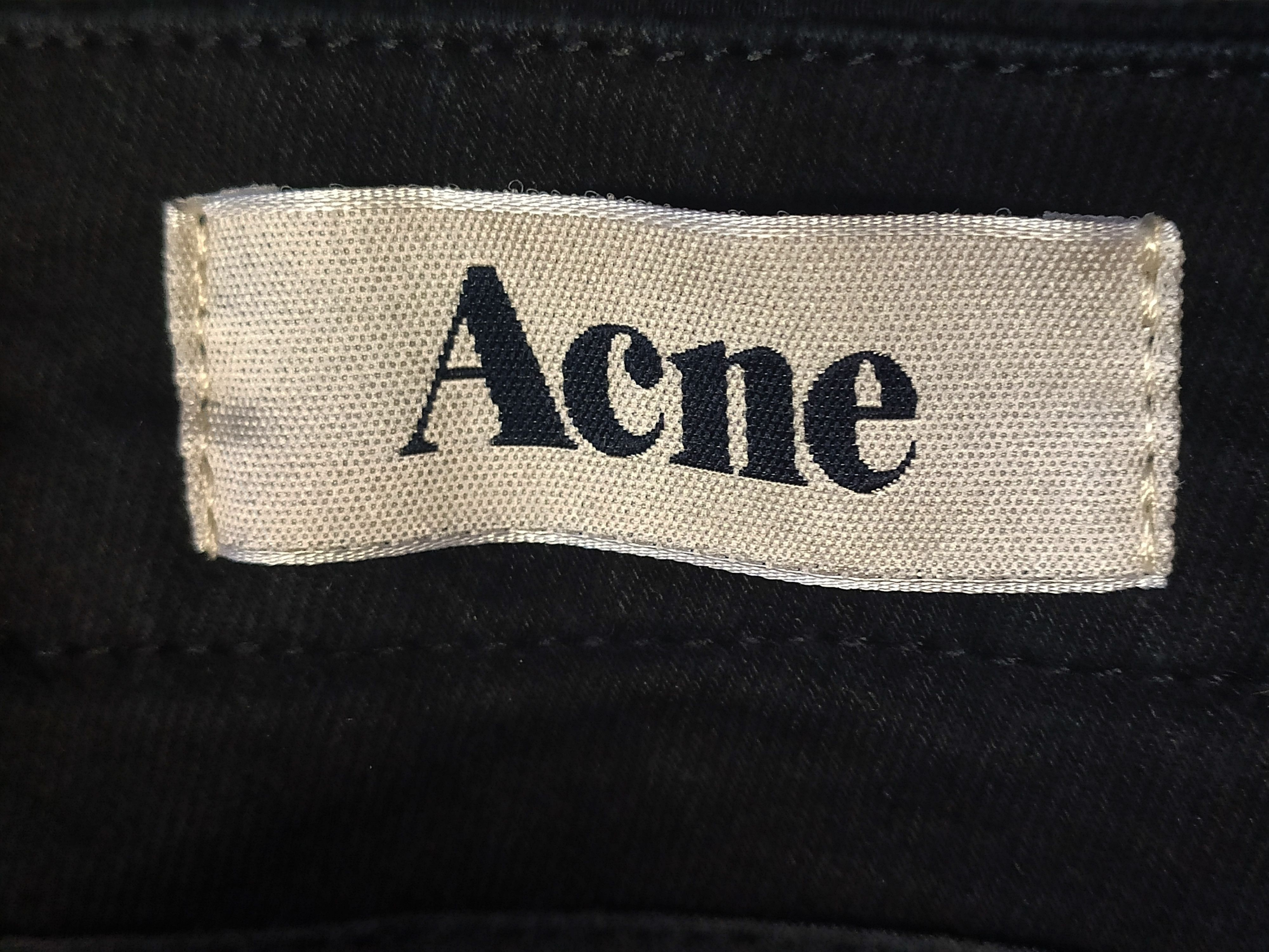 Acne Studios Acne Skin Wet Black 31/34 Pants Size US 31 - 3 Thumbnail