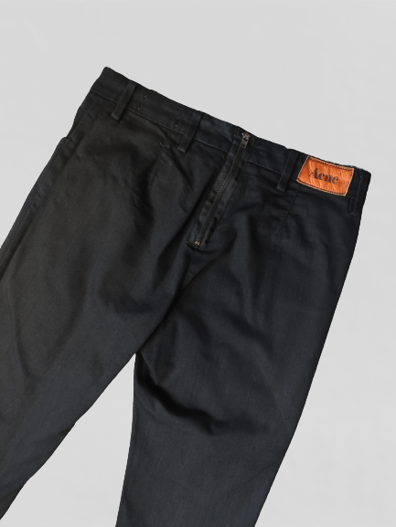 Acne Studios Acne Skin Wet Black 31/34 Pants Size US 31 - 4 Thumbnail