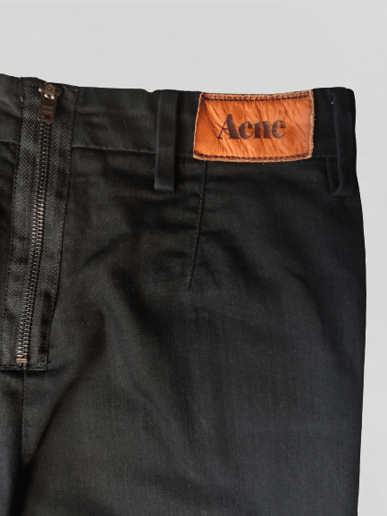 Acne Studios Acne Skin Wet Black 31/34 Pants Size US 31 - 7 Thumbnail