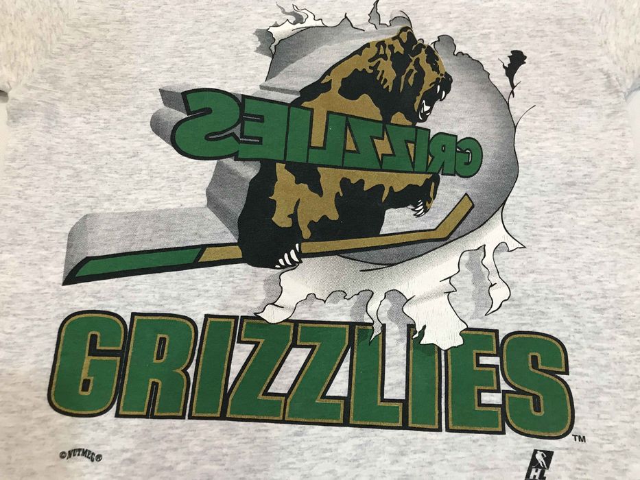 Vintage Vintage Nutmeg IHL Denver Grizzlies Hockey TShirt Grailed