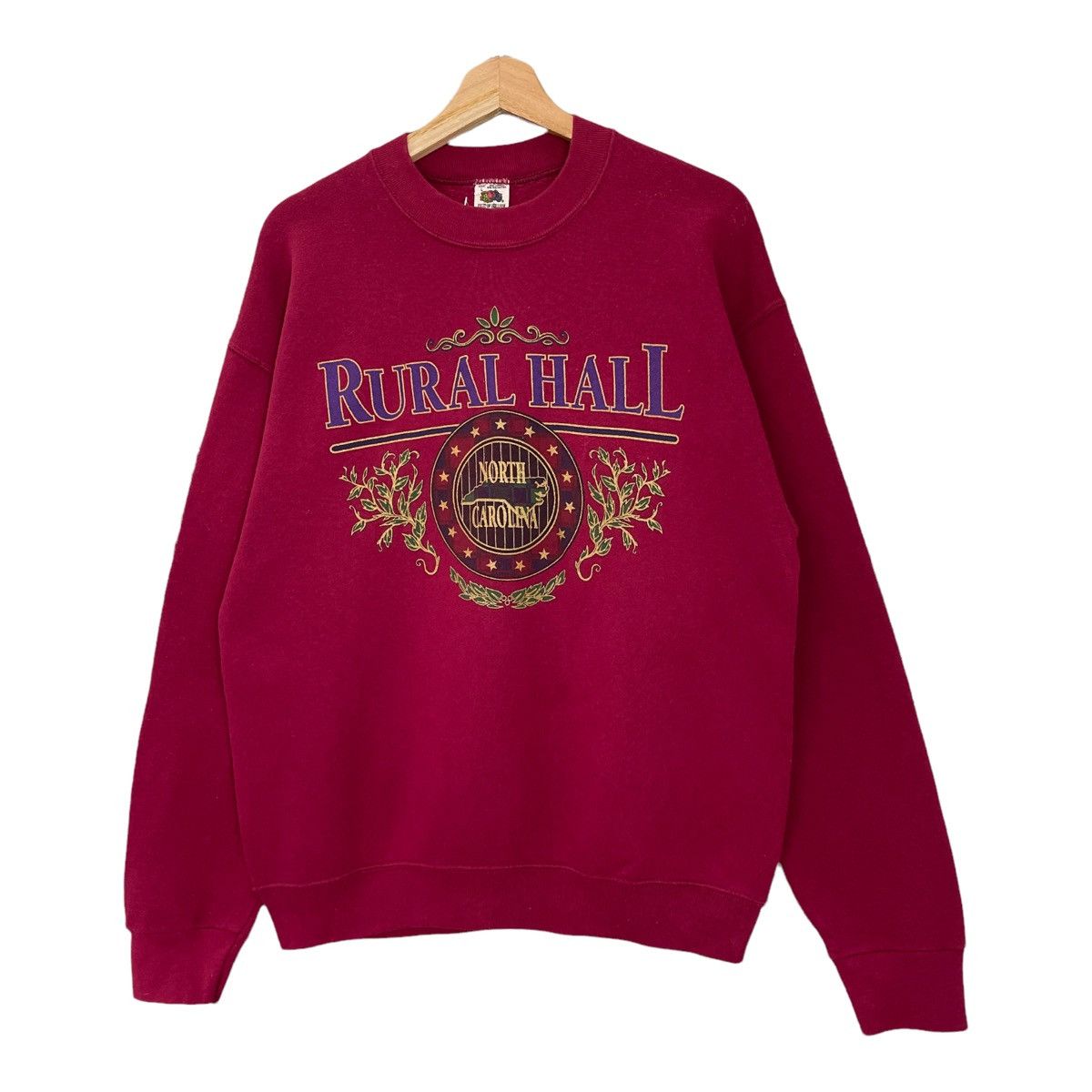 Vintage Vintage Rural Hall North Carolina Crewneck Sweatshirt Size M Size US M / EU 48-50 / 2 - 3 Thumbnail