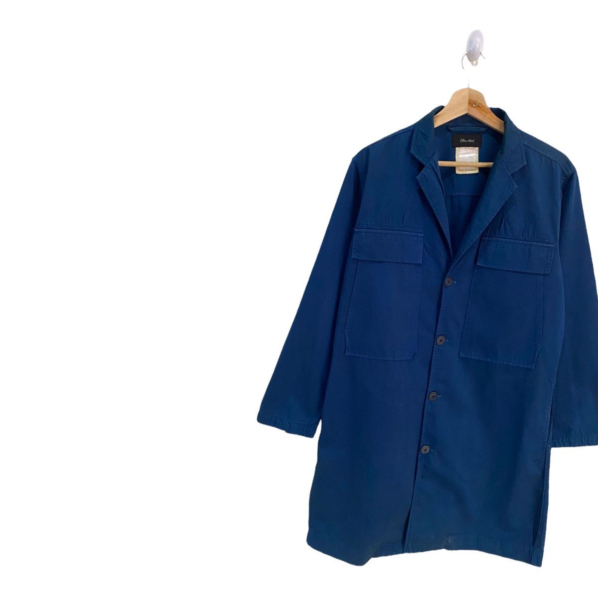 Indigo × Le Laboureur × Vintage Vintage French Workwear Linen Chore Jacket Indigo Size US M / EU 48-50 / 2 - 10 Thumbnail