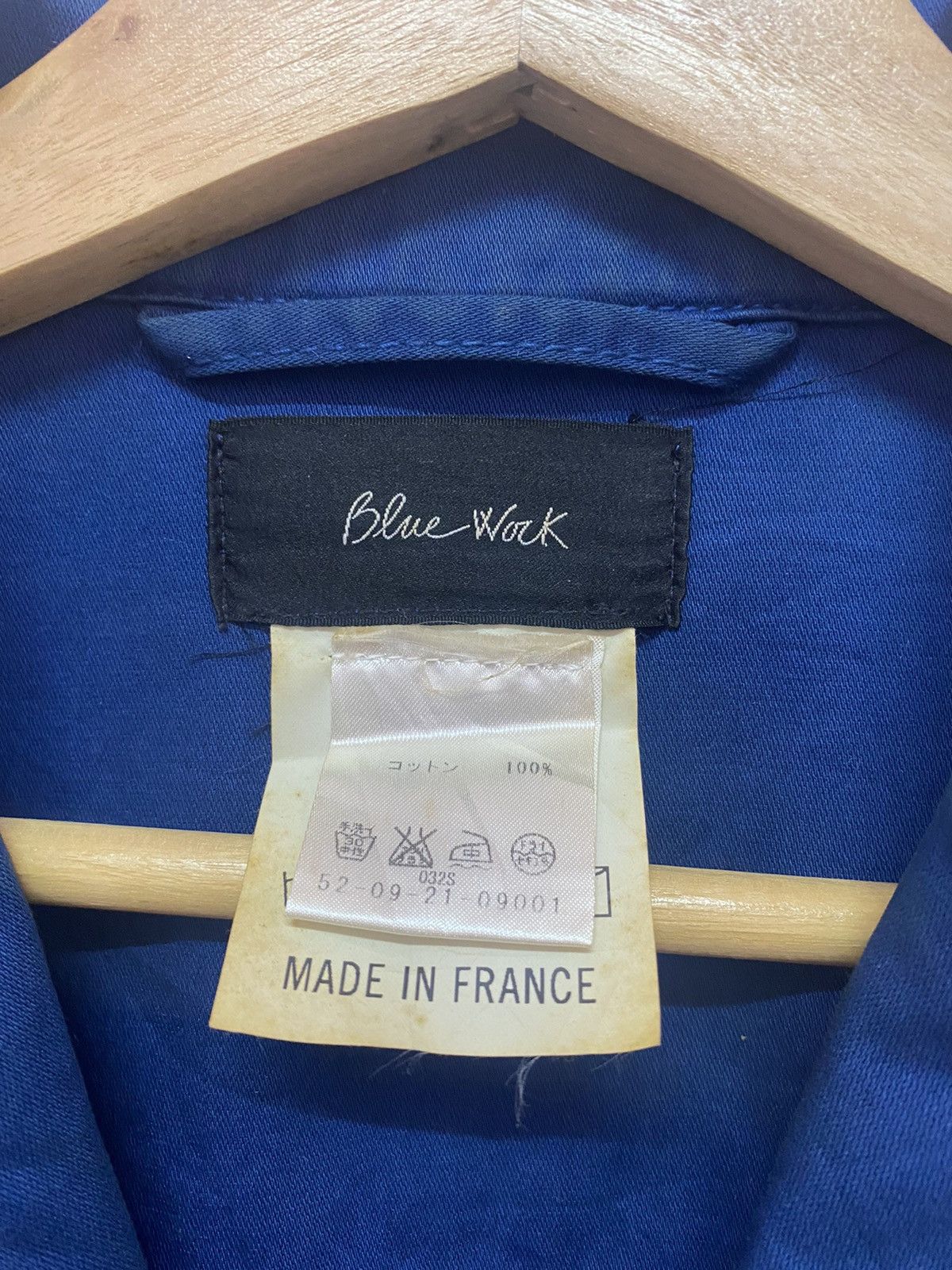Indigo × Le Laboureur × Vintage Vintage French Workwear Linen Chore Jacket Indigo Size US M / EU 48-50 / 2 - 11 Thumbnail