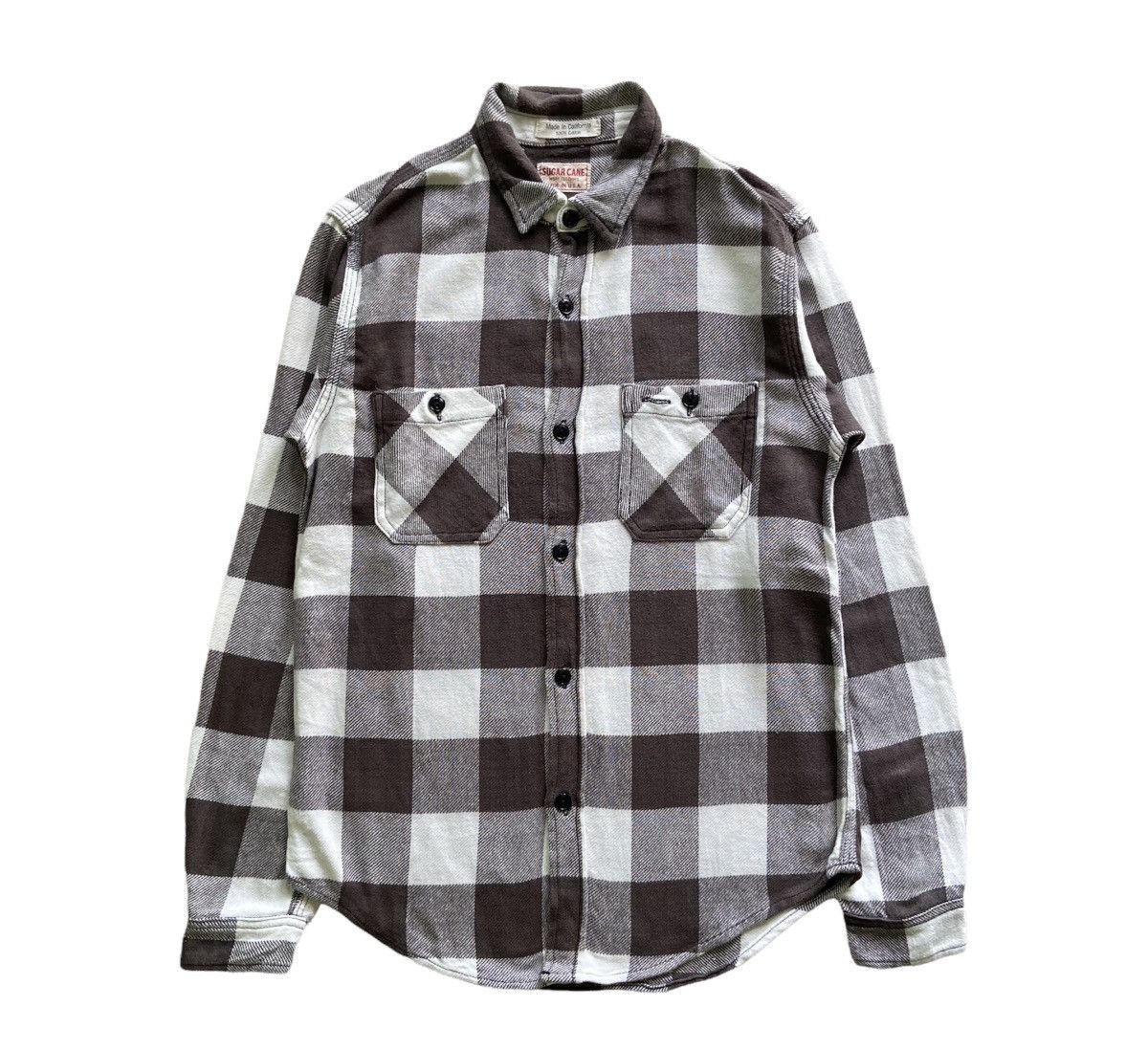 Sugar Cane Vintage Sugar Cane Flannel Shirt Size US M / EU 48-50 / 2 - 1 Thumbnail
