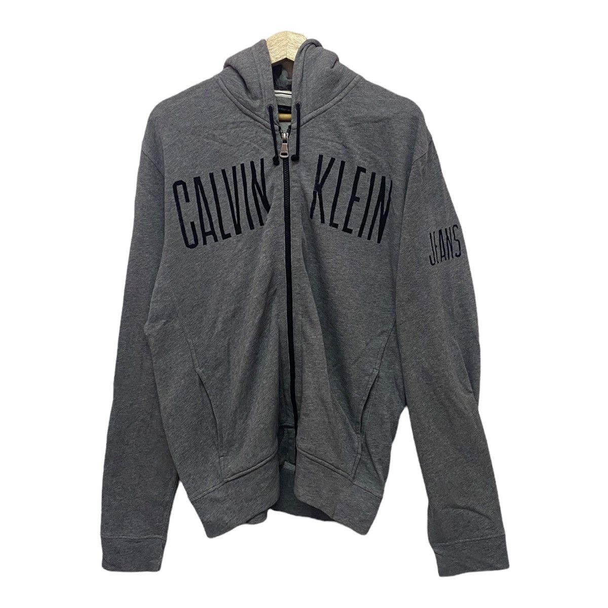 Calvin Klein × If Six Was Nine × Le Grande Bleu (L.G.B.) 🔥CALVIN KLEIN JEANS BIG LOGO SWEATER FUR HOODIES Size US M / EU 48-50 / 2 - 2 Thumbnail