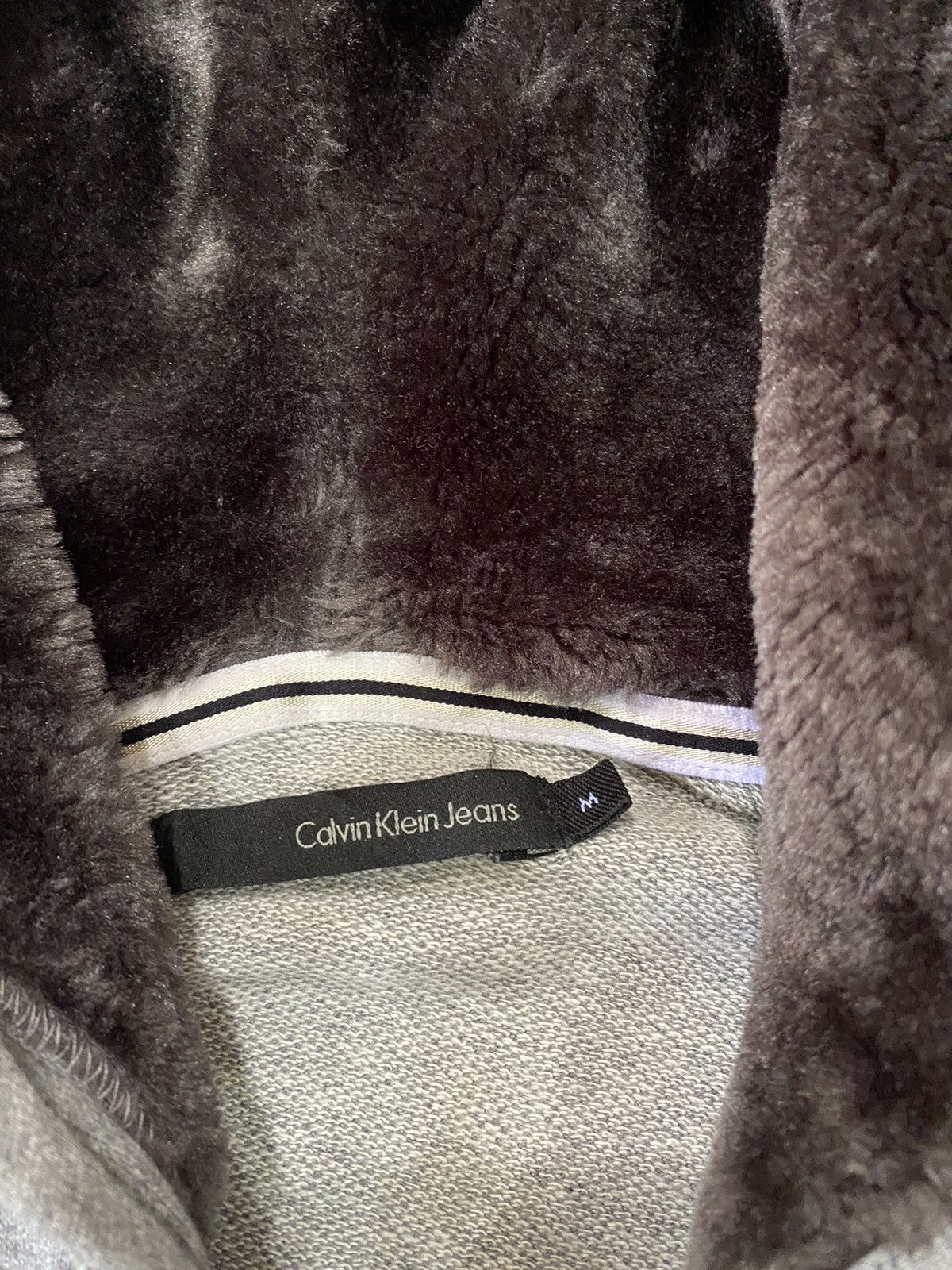 Calvin Klein × If Six Was Nine × Le Grande Bleu (L.G.B.) 🔥CALVIN KLEIN JEANS BIG LOGO SWEATER FUR HOODIES Size US M / EU 48-50 / 2 - 6 Thumbnail