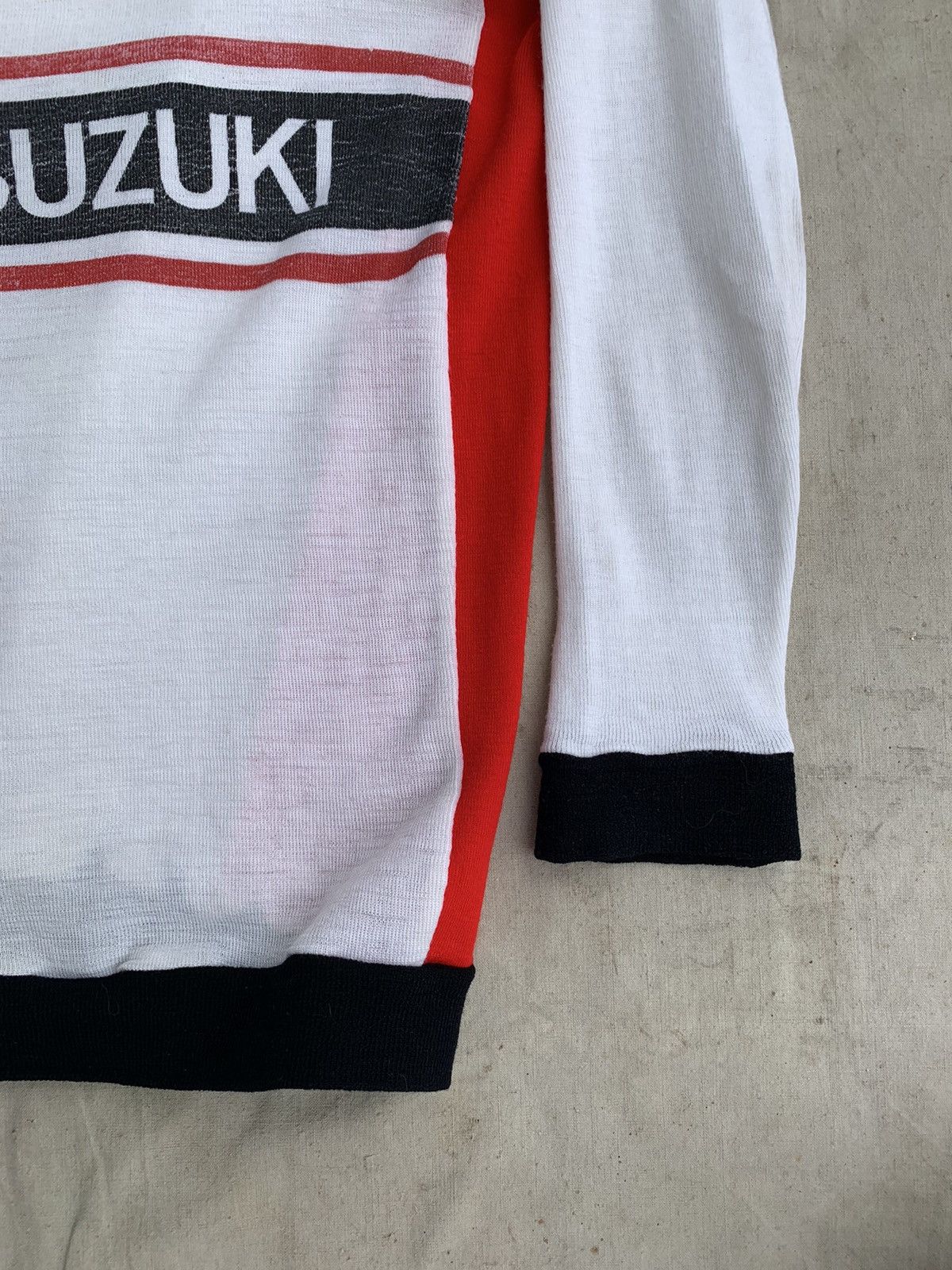 Japanese Brand × Vintage RARE! 60s Vintage Suzuki Motocross Jersey Size US M / EU 48-50 / 2 - 6 Thumbnail