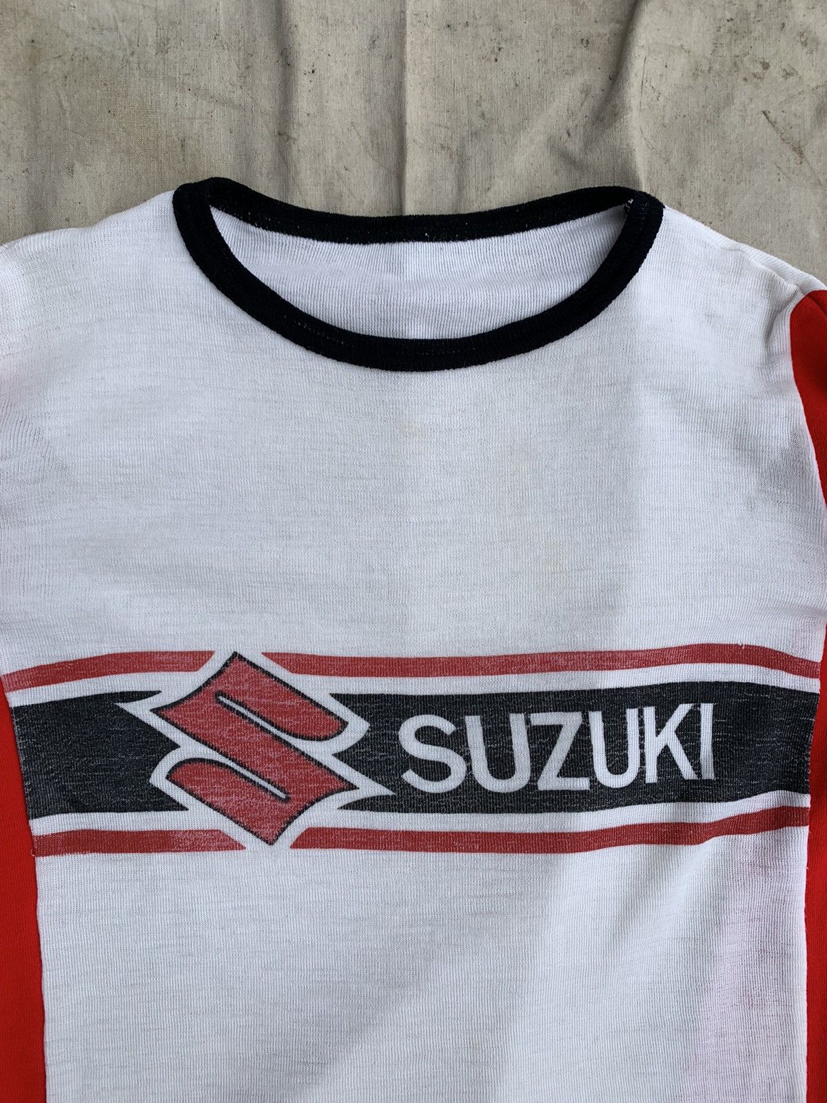Japanese Brand × Vintage RARE! 60s Vintage Suzuki Motocross Jersey Size US M / EU 48-50 / 2 - 2 Thumbnail