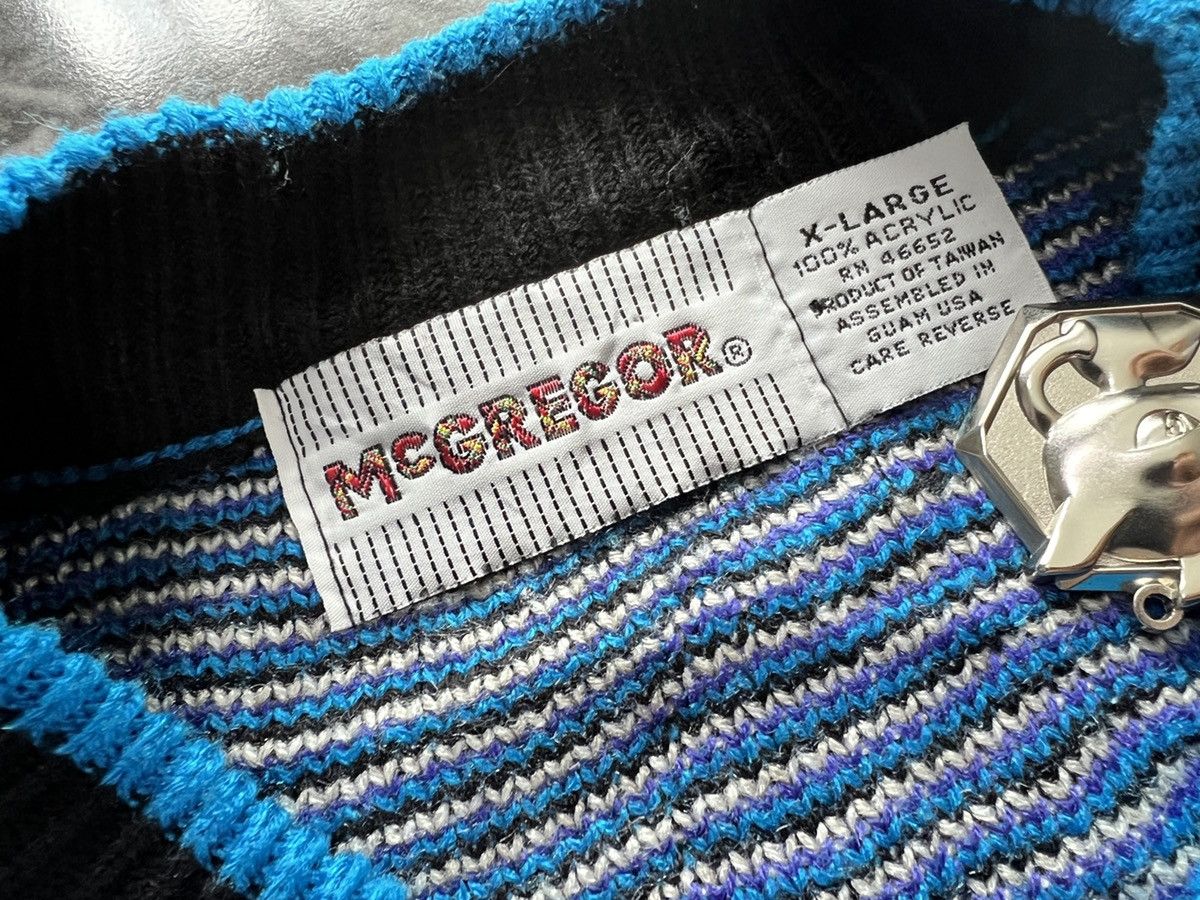 Vintage McGregor Sweater Embroider Blue Size US XL / EU 56 / 4 - 4 Thumbnail