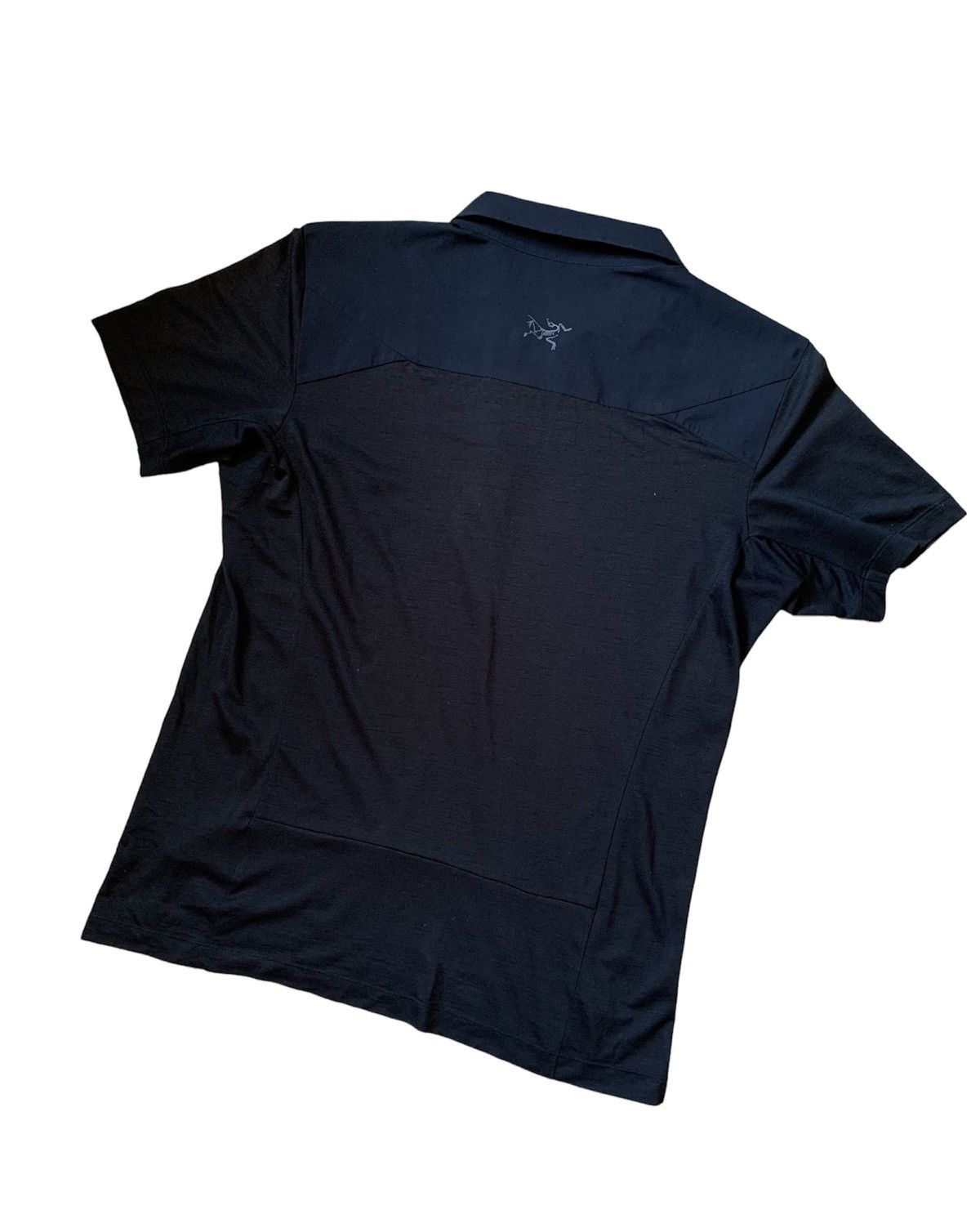 Arc'teryx Arc’teryx black tech wool logo polo tee shirt Size US M / EU 48-50 / 2 - 2 Thumbnail