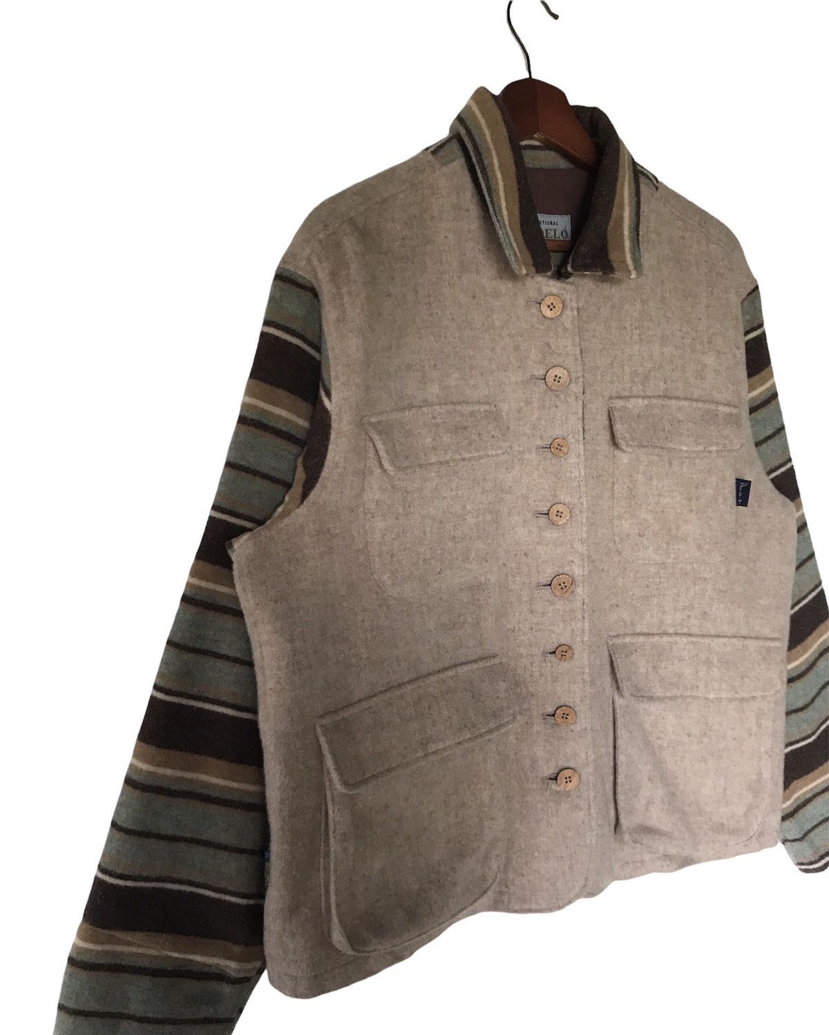 Vintage Paodelo Famous Multi Pocket Jacket Nice Design Size US L / EU 52-54 / 3 - 6 Thumbnail