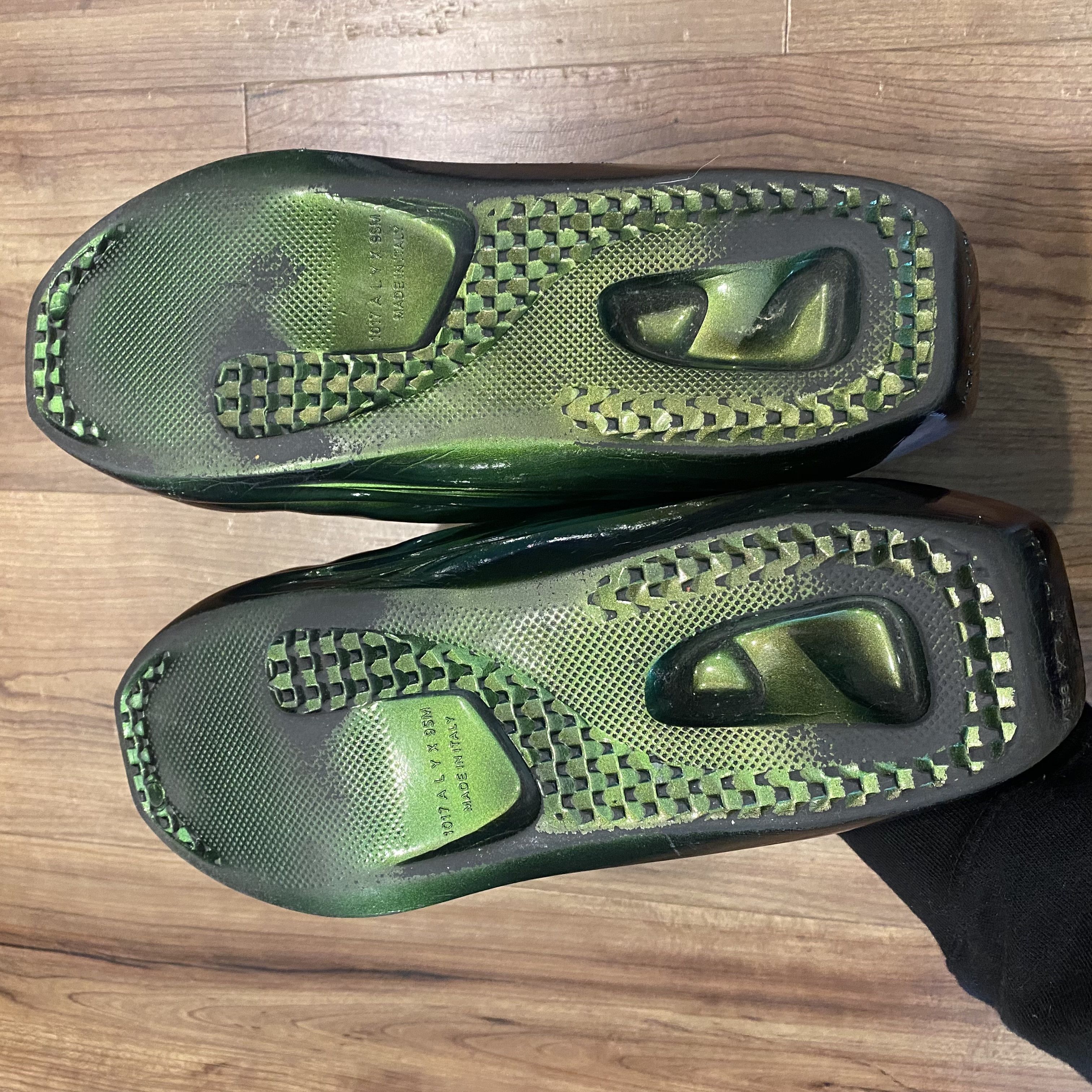 1017 ALYX 9SM × Alyx Mono Slip On “Iridescent Green” | Grailed