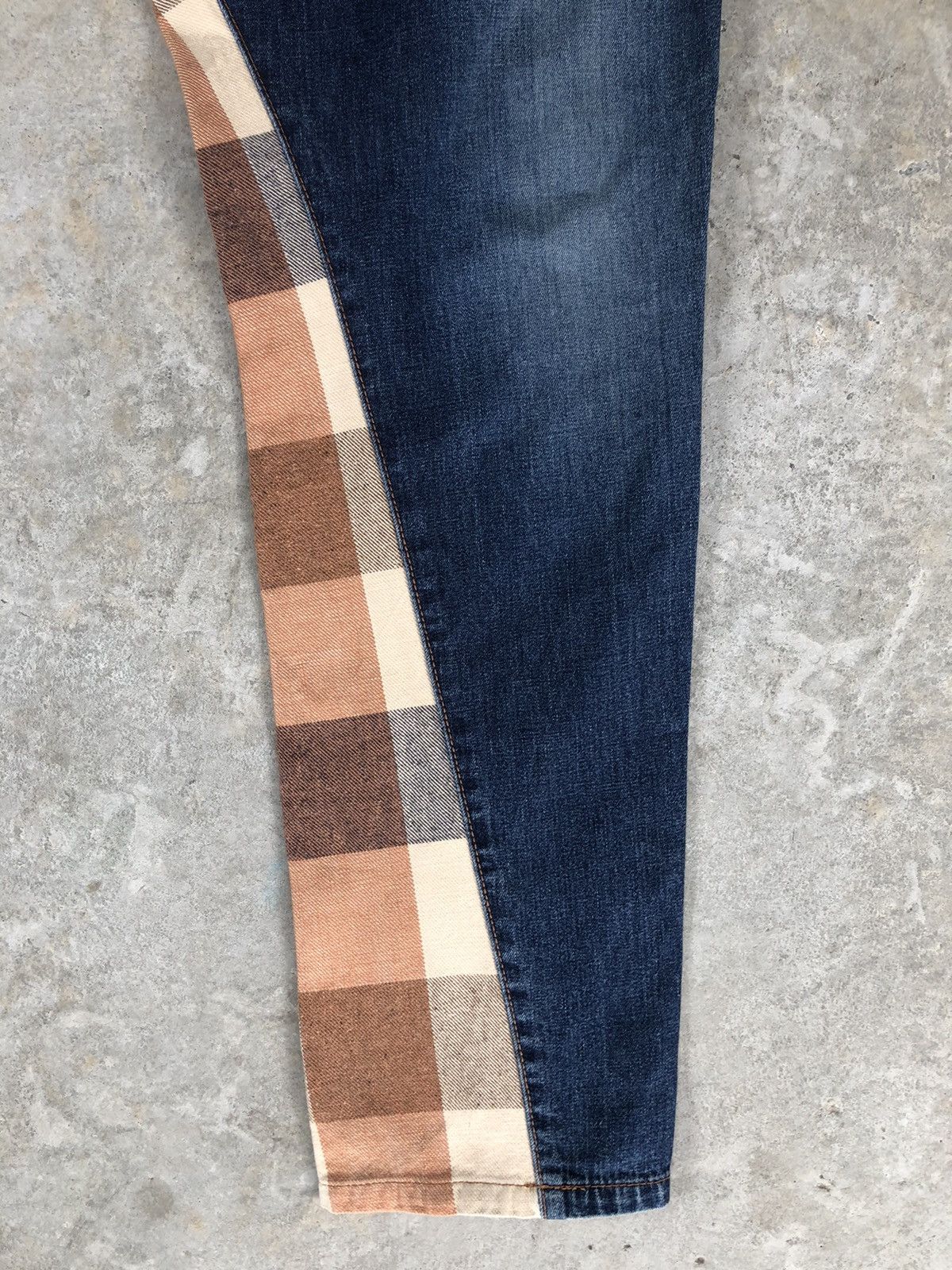 Japanese Brand Rare Ray Cassin Plaid Jeans Made in japan Size US 31 - 6 Thumbnail