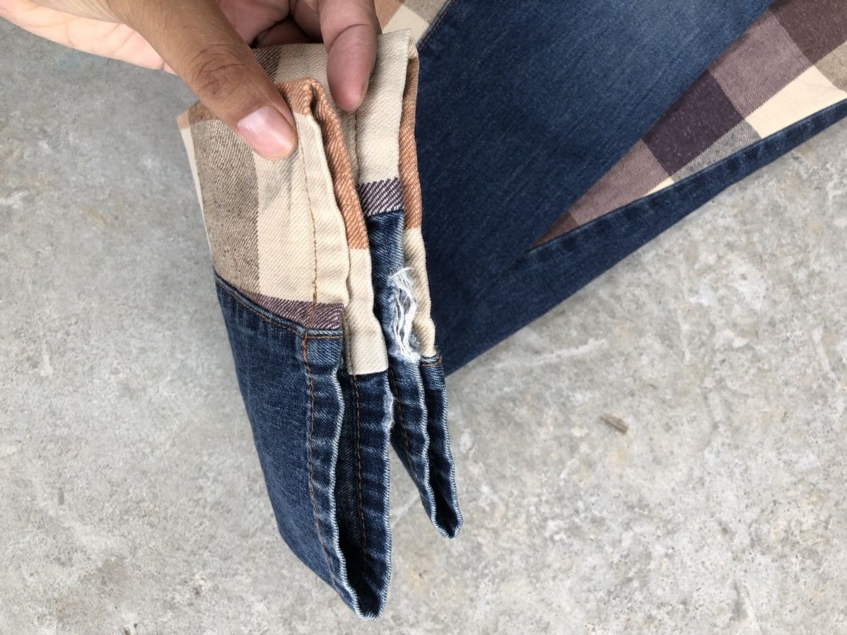 Japanese Brand Rare Ray Cassin Plaid Jeans Made in japan Size US 31 - 14 Thumbnail
