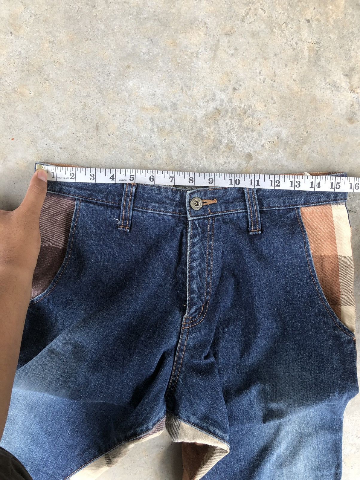 Japanese Brand Rare Ray Cassin Plaid Jeans Made in japan Size US 31 - 8 Thumbnail