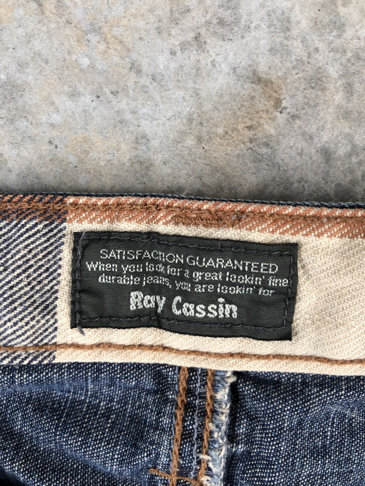 Japanese Brand Rare Ray Cassin Plaid Jeans Made in japan Size US 31 - 15 Thumbnail