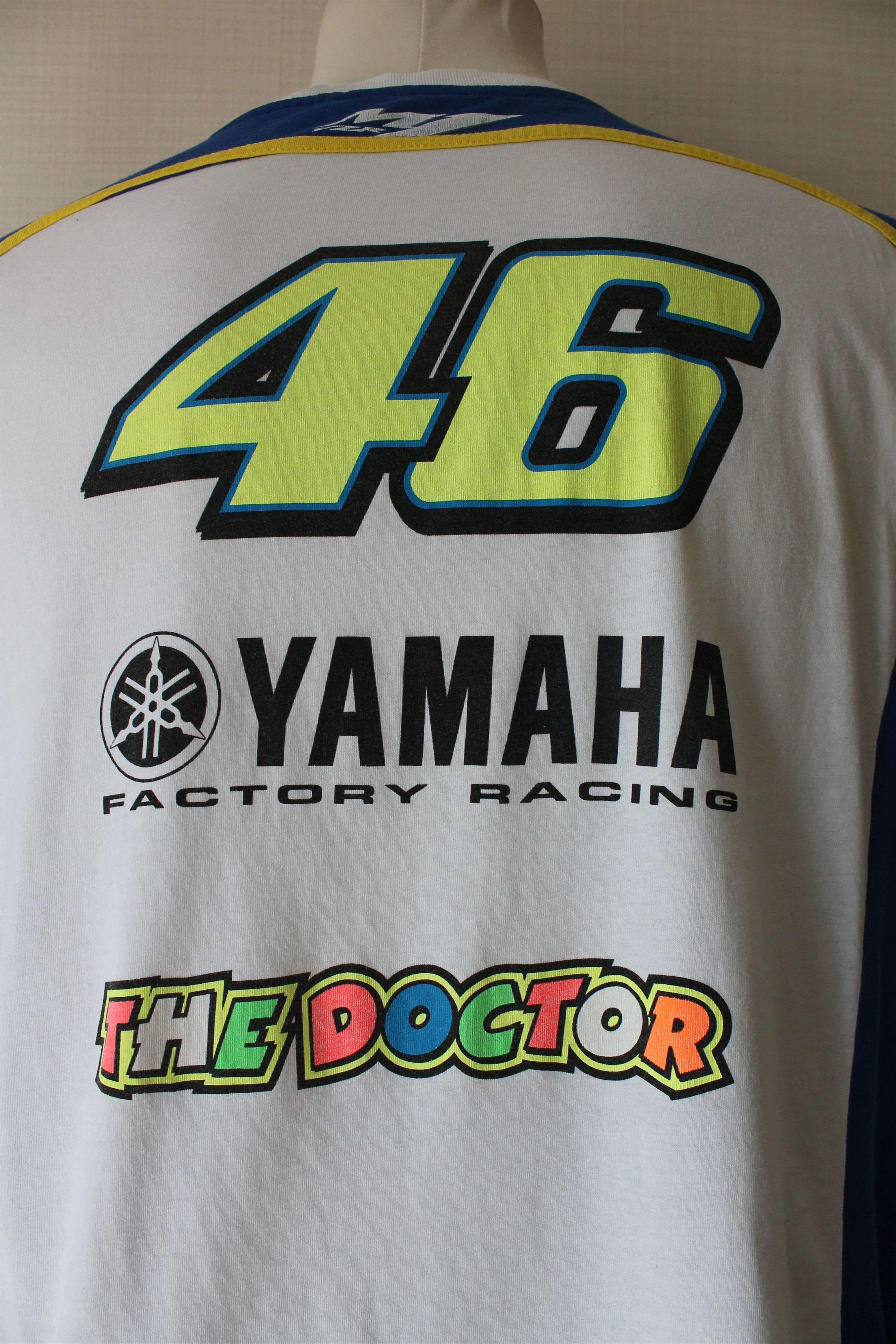 Vintage OFFICIAL Valentino Rossi Yamaha Racing The Doctor T shirt Size US XL / EU 56 / 4 - 7 Thumbnail