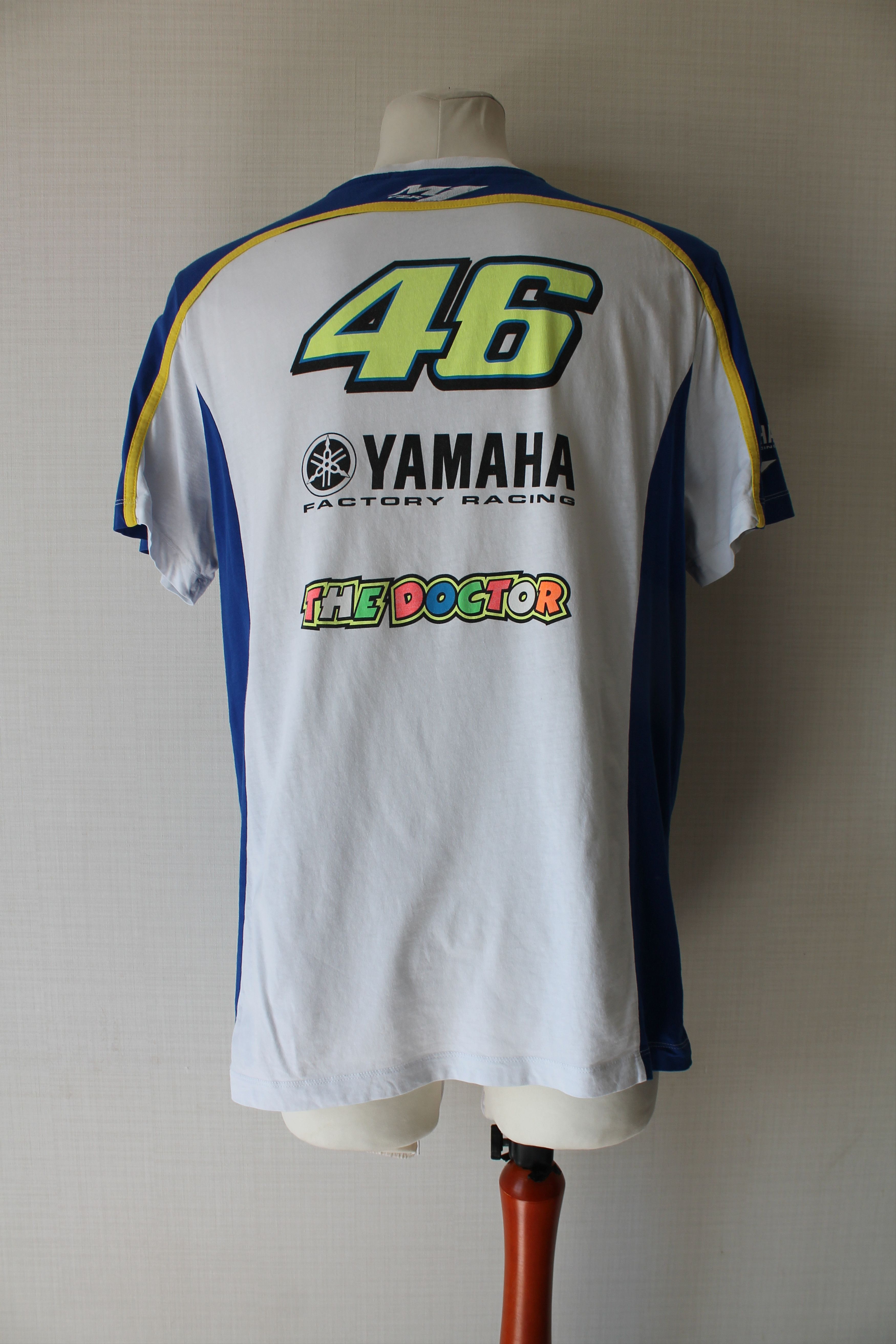 Vintage OFFICIAL Valentino Rossi Yamaha Racing The Doctor T shirt Size US XL / EU 56 / 4 - 6 Thumbnail