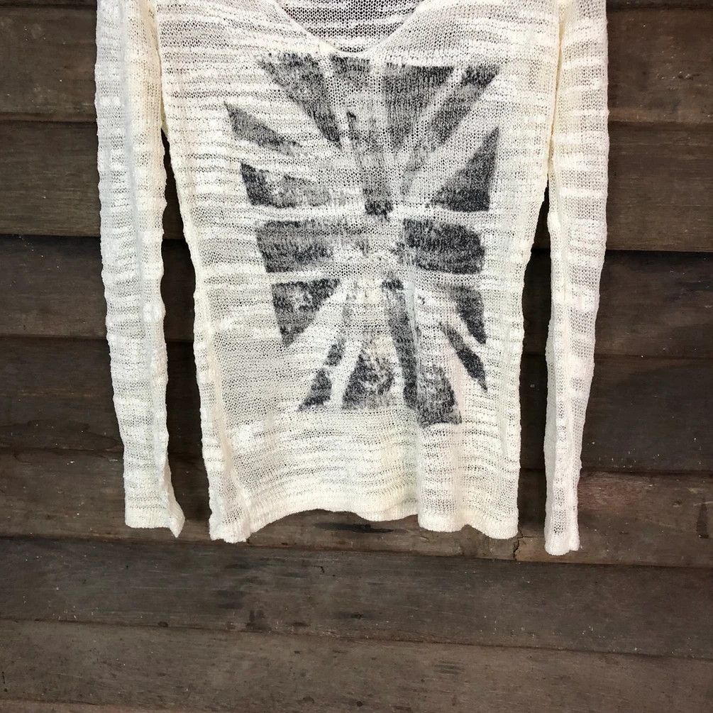 Homespun Knitwear Love Junkie Cream crochet sexy Knitwear #H023 Size US M / EU 48-50 / 2 - 3 Thumbnail