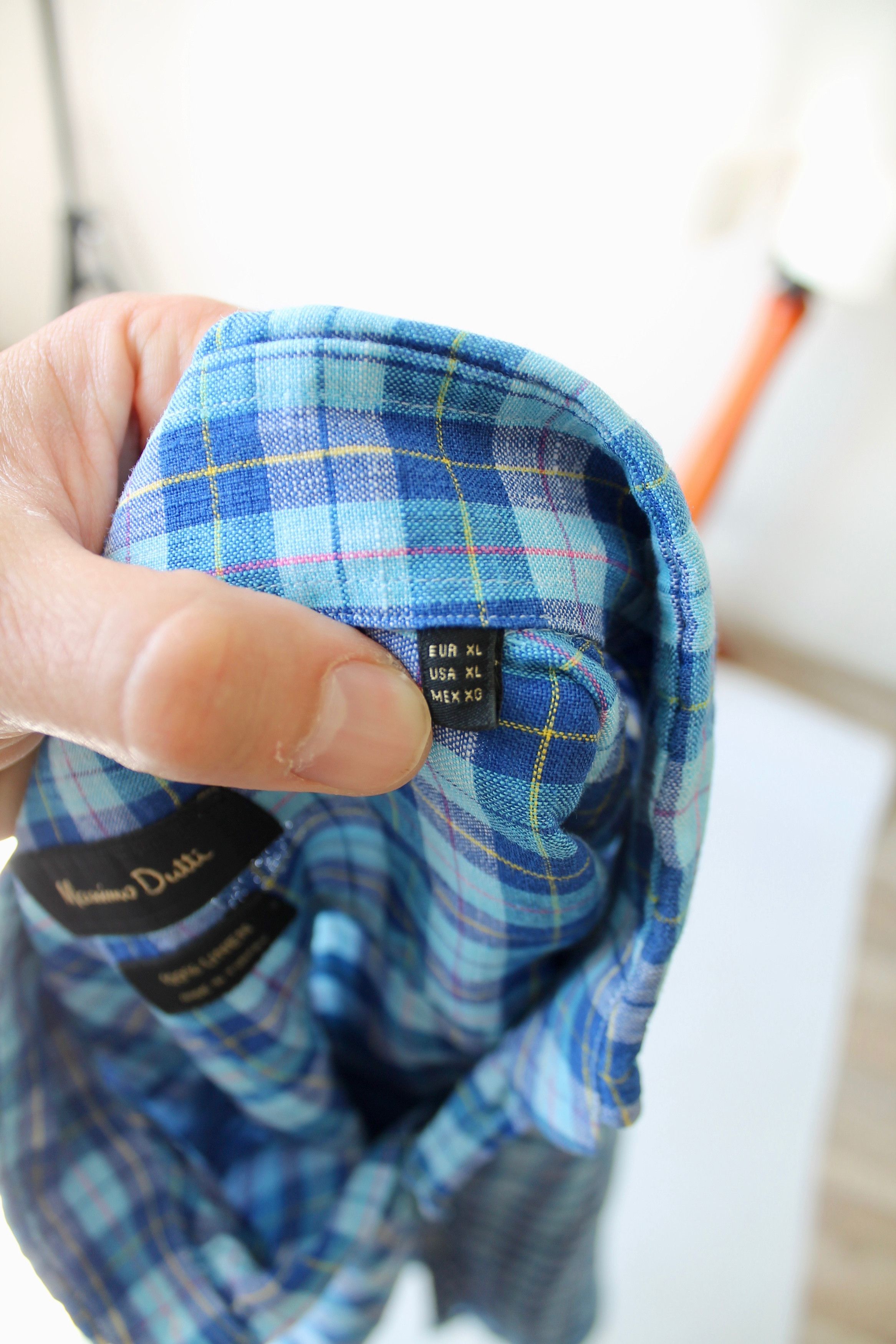 Massimo Dutti massimo dutti checkered linen shirt L-XL Size US L / EU 52-54 / 3 - 8 Thumbnail