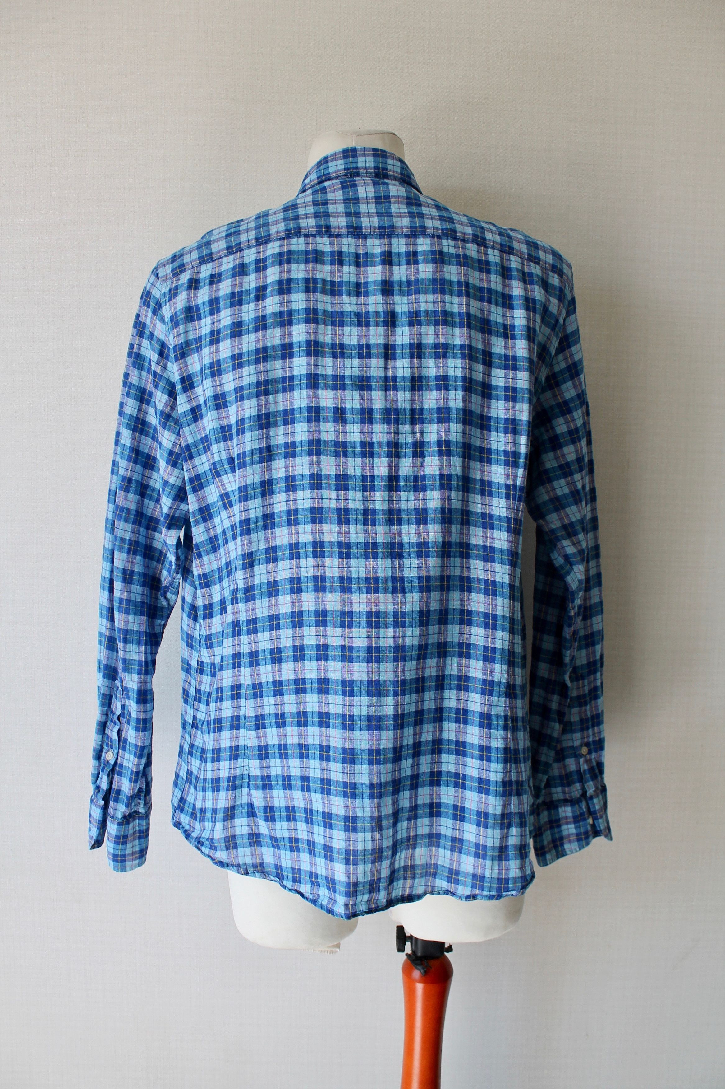 Massimo Dutti massimo dutti checkered linen shirt L-XL Size US L / EU 52-54 / 3 - 7 Thumbnail