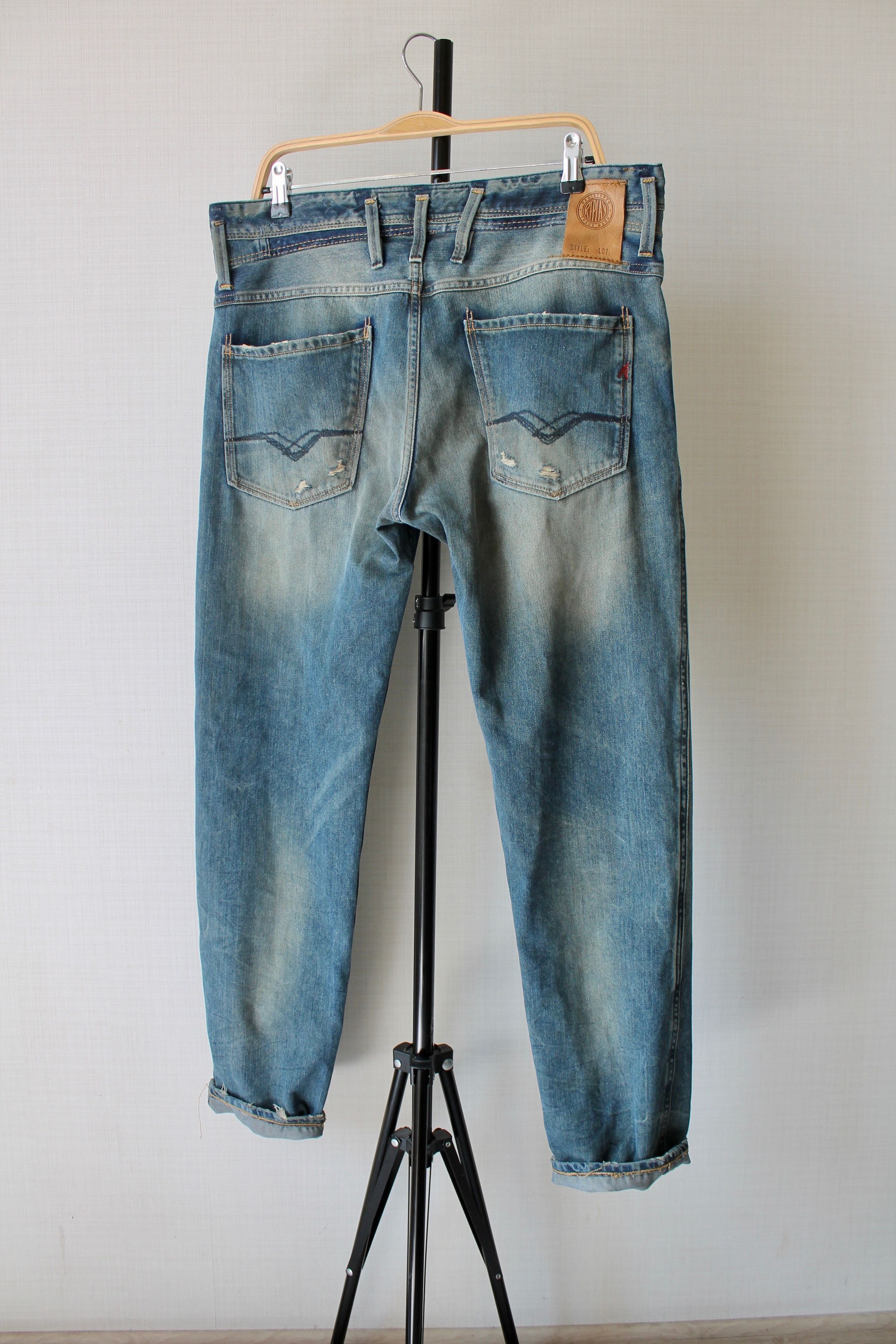 Replay Replay denim faded pants jeans slim fit Size US 34 / EU 50 - 7 Thumbnail
