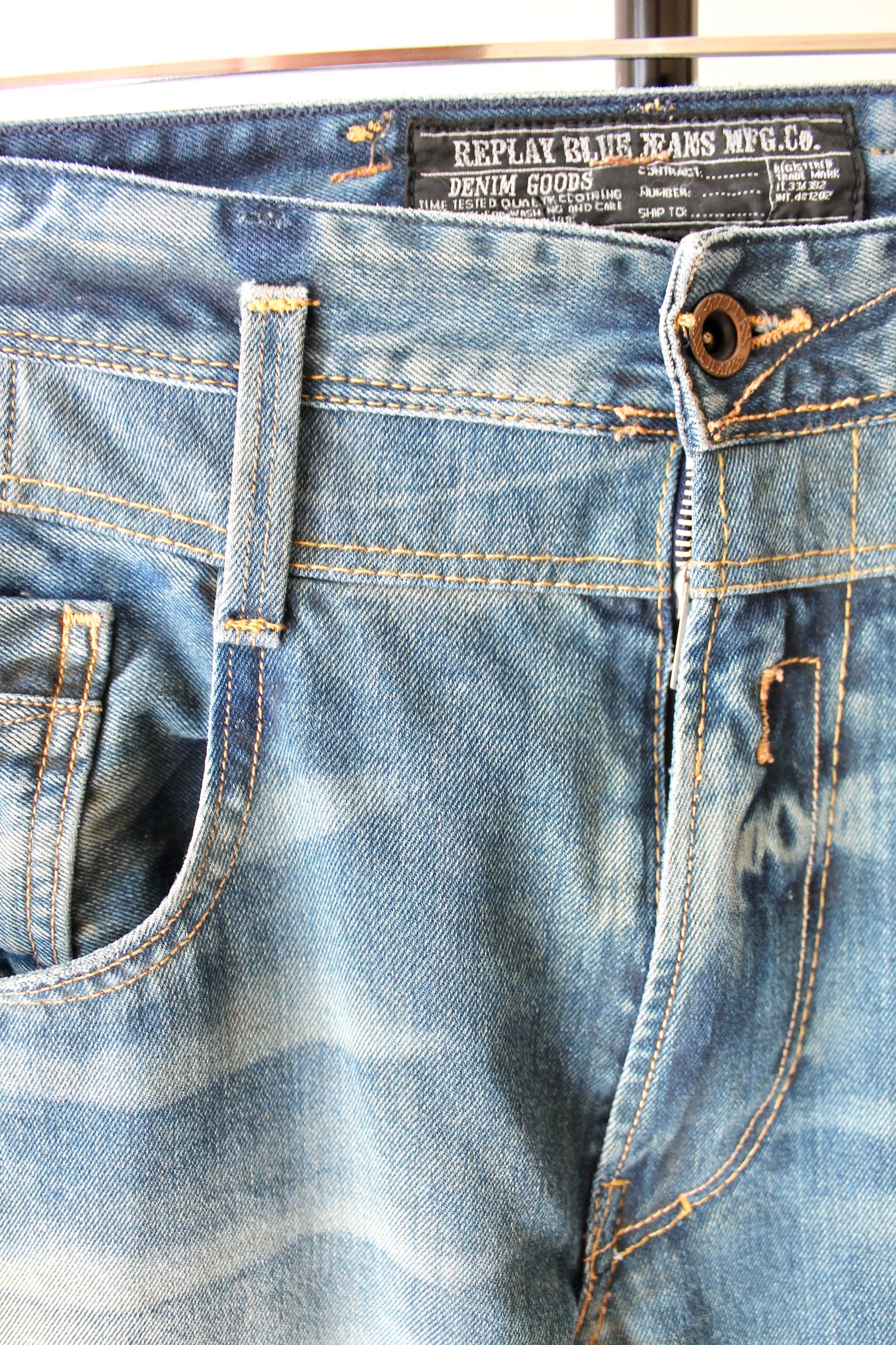Replay Replay denim faded pants jeans slim fit Size US 34 / EU 50 - 6 Thumbnail