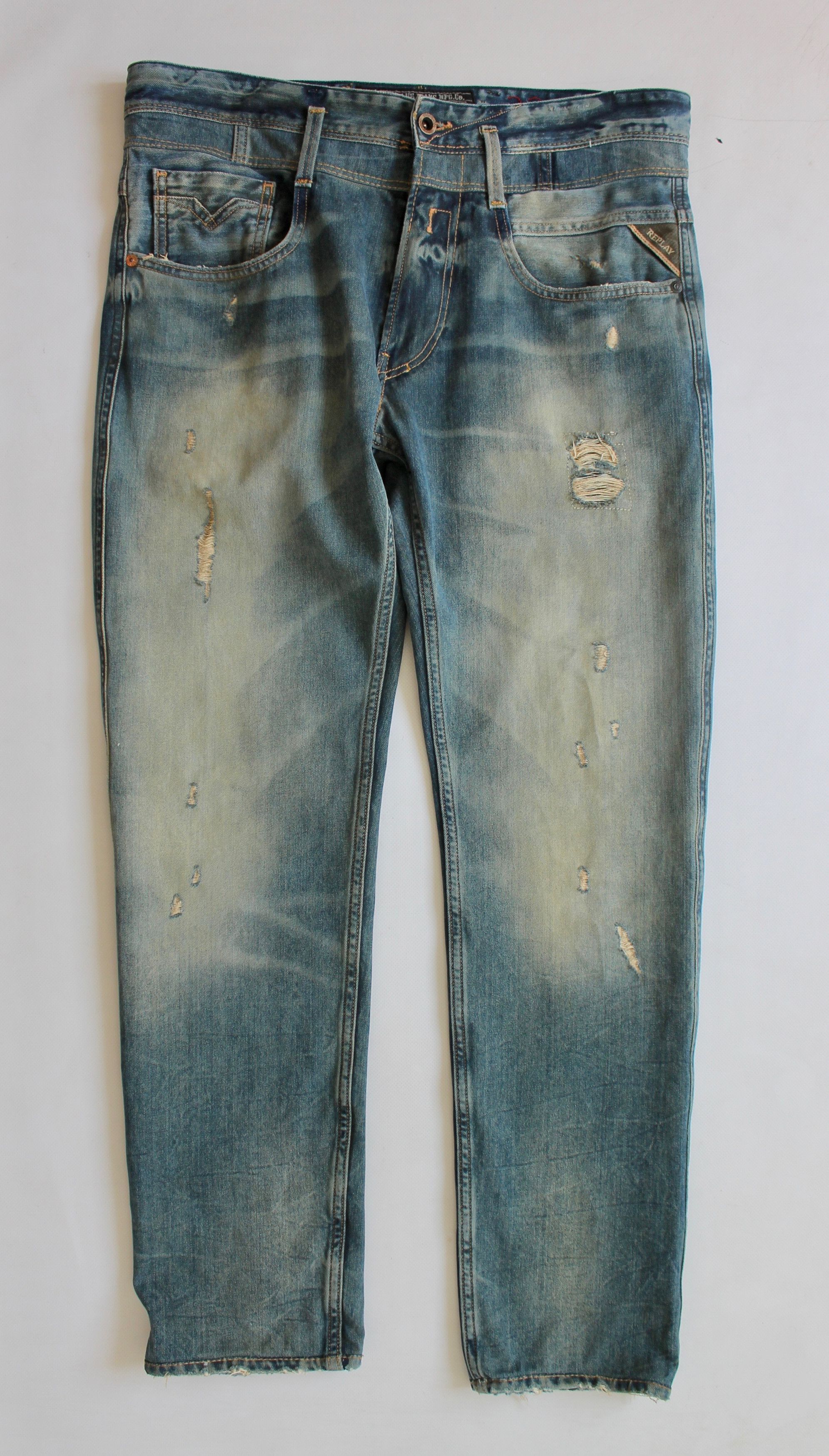 Replay Replay denim faded pants jeans slim fit Size US 34 / EU 50 - 11 Thumbnail