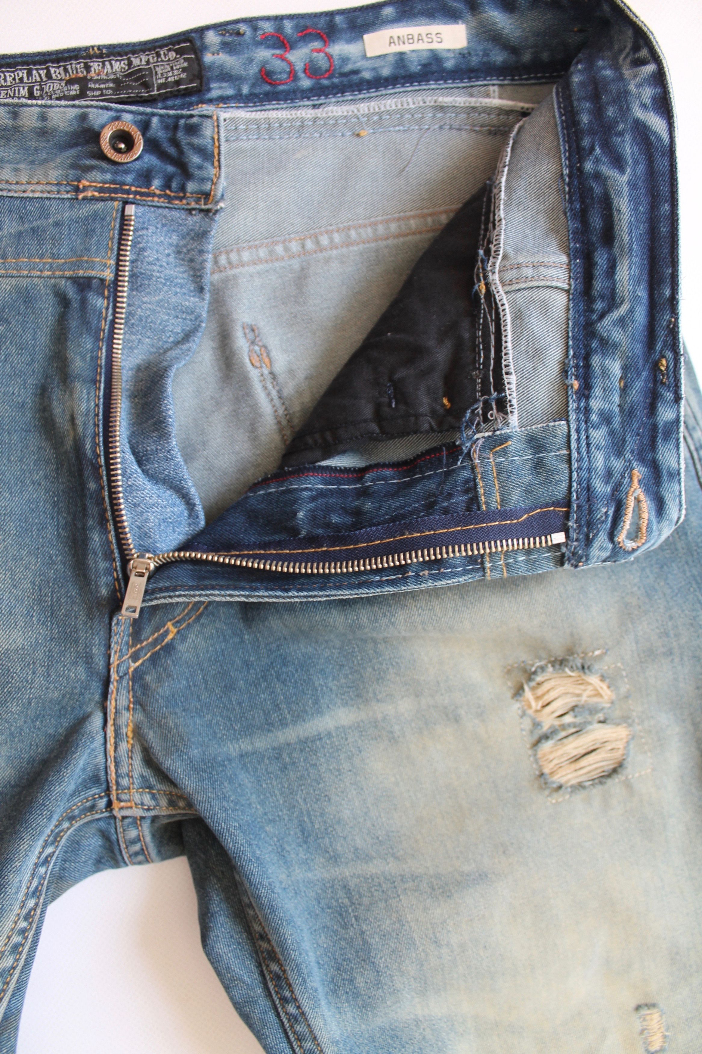 Replay Replay denim faded pants jeans slim fit Size US 34 / EU 50 - 14 Thumbnail